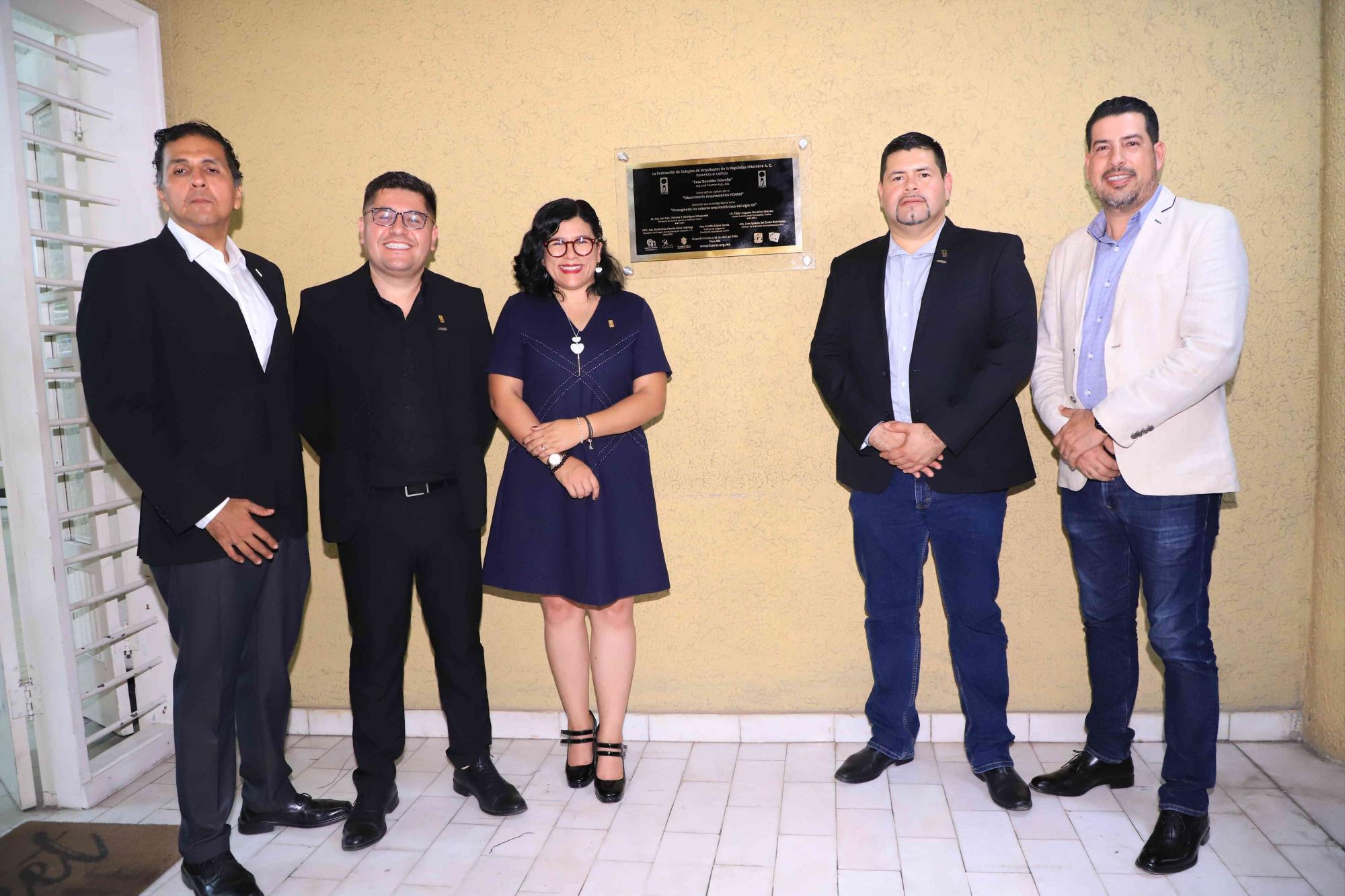 $!Francisco Mejía, Carlos Eduardo Inzunza, Victoria Paulina Rodríguez, Gerónimo Salas y Eduardo Lizárraga.