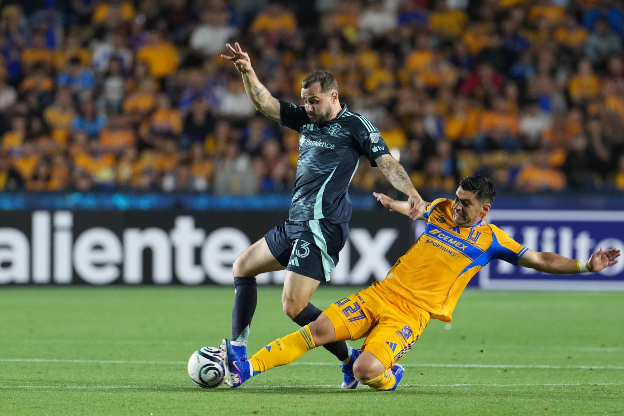 $!Tigres toma ventaja en cuartos de Concachampions tras vencer al Seattle Sounders