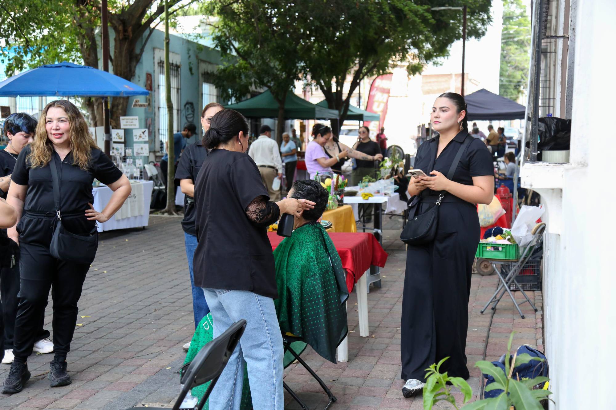 $!En el Callejón Andrade se llevan a cabo las actividades.