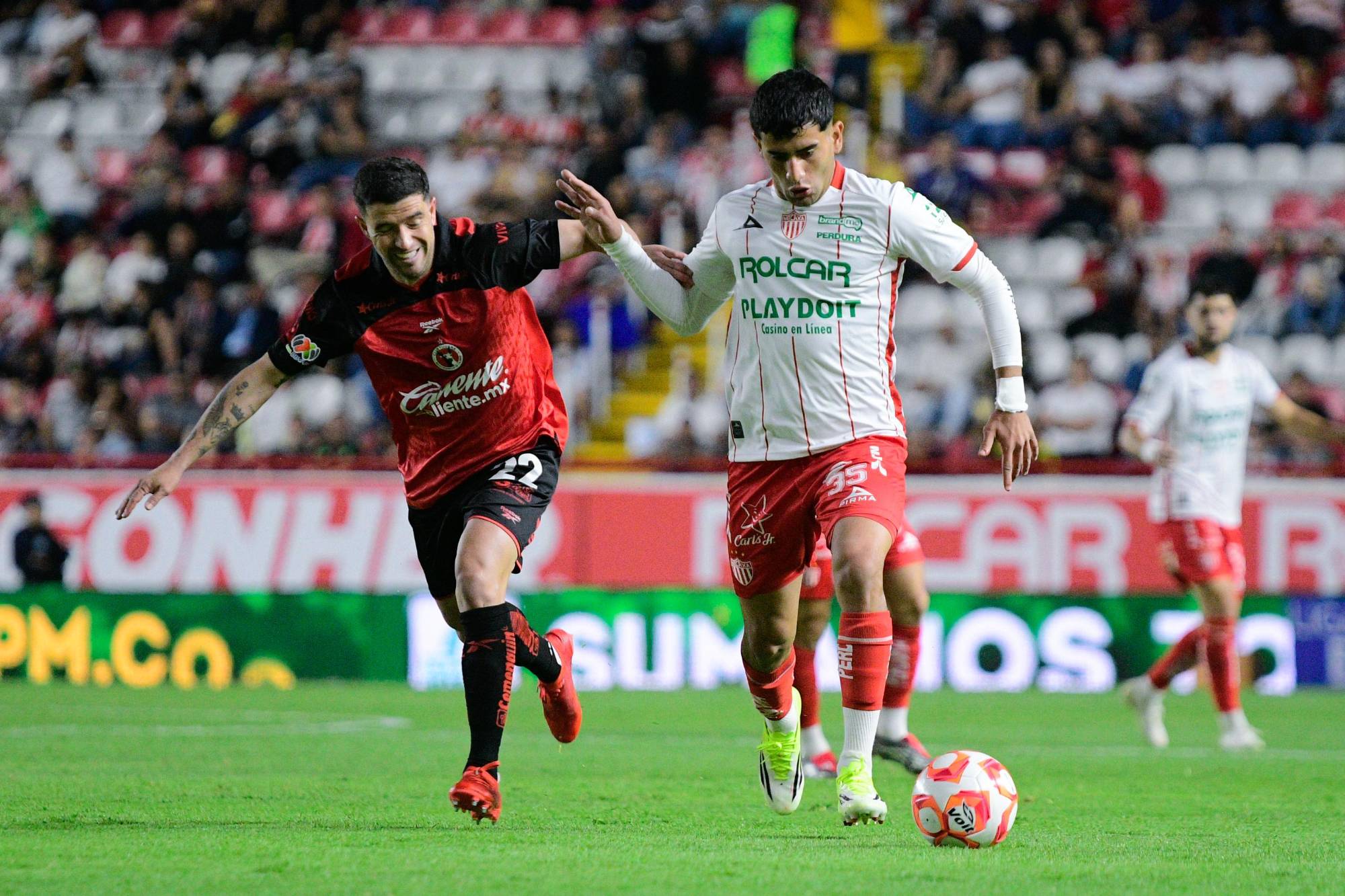 $!Necaxa rompe la racha y golea a Xolos con doblete de Javier Ruiz