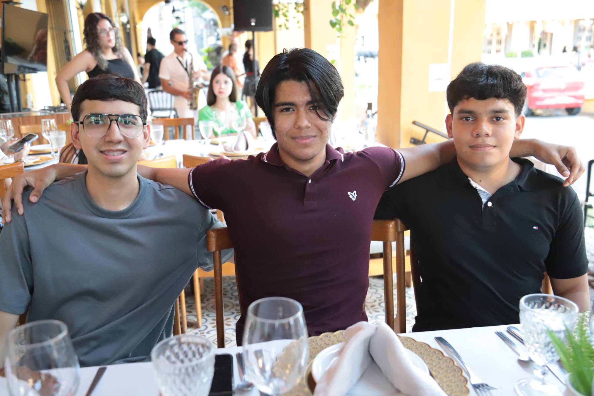 $!Diego Leyva, Gael Peinado y Juan Albarrán.