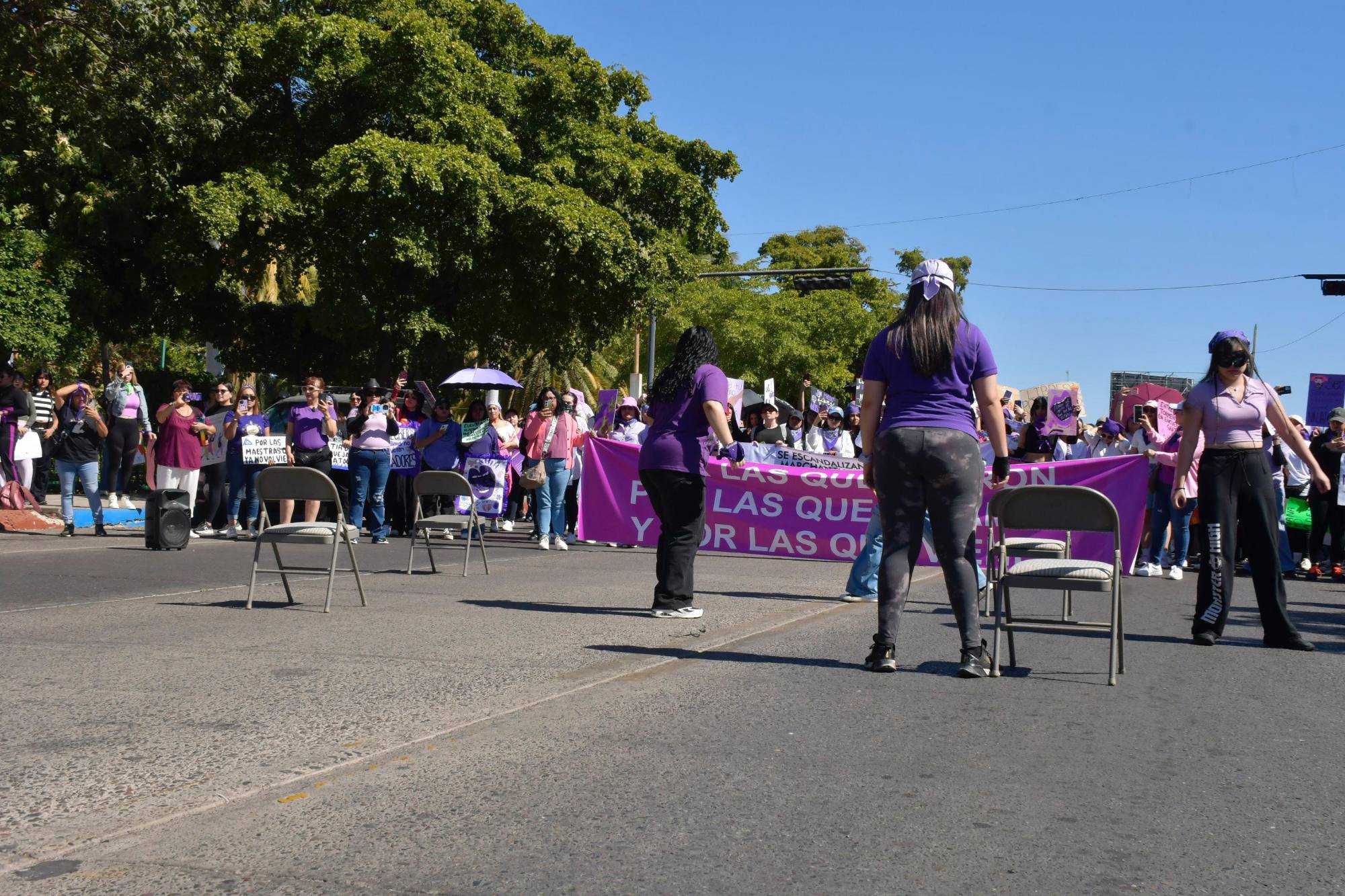 $!Encabezan mujeres en Culiacán marcha por desaparecidas, asesinadas y violentadas, este 8M