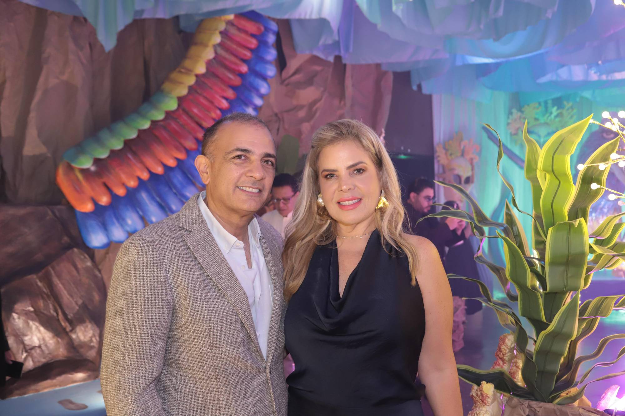 $!Lino Suárez y Karem Mascareño de Suárez.