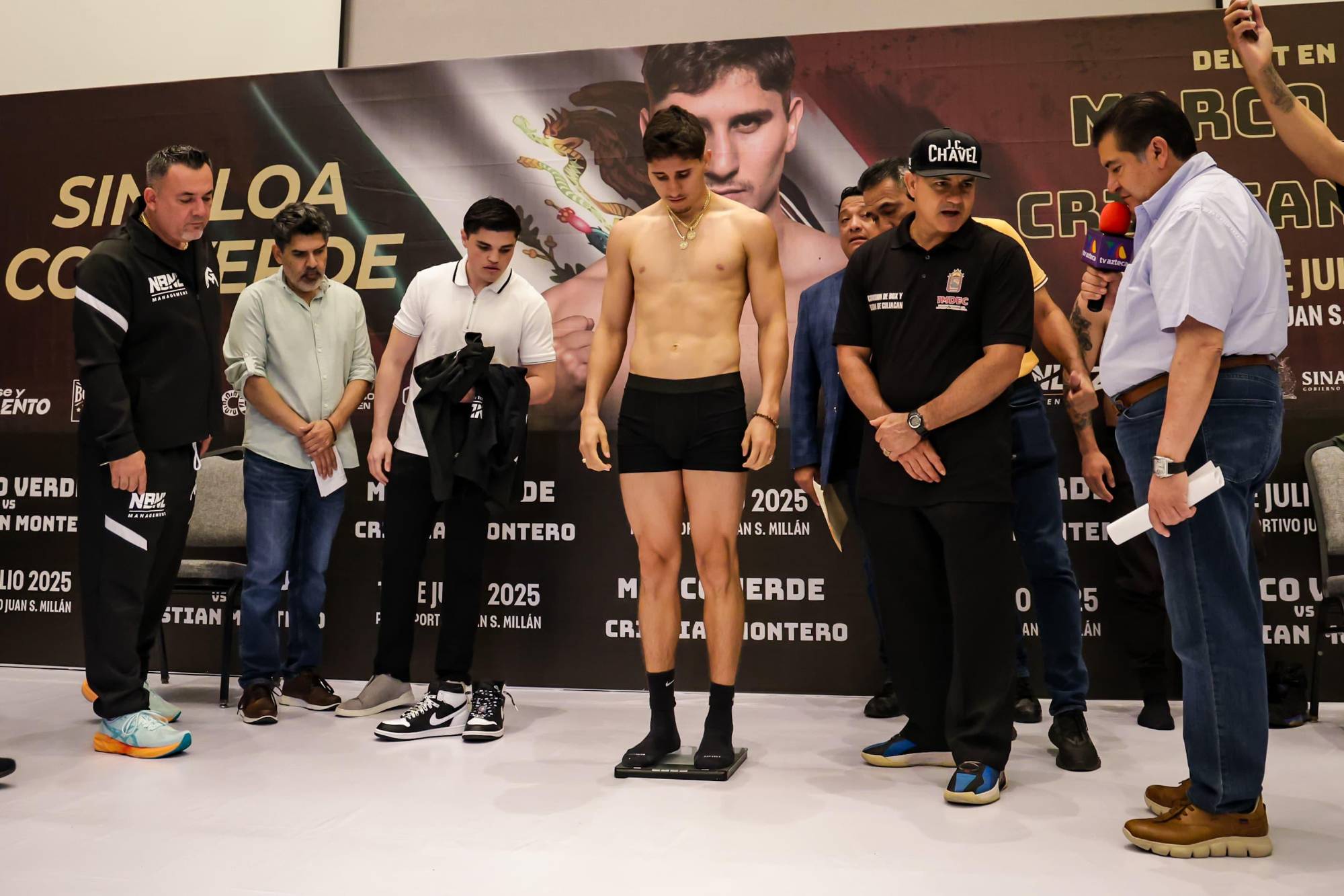 $!Marco Verde y Cristian Montero dan el peso y encienden el ring para este sábado en Culiacán