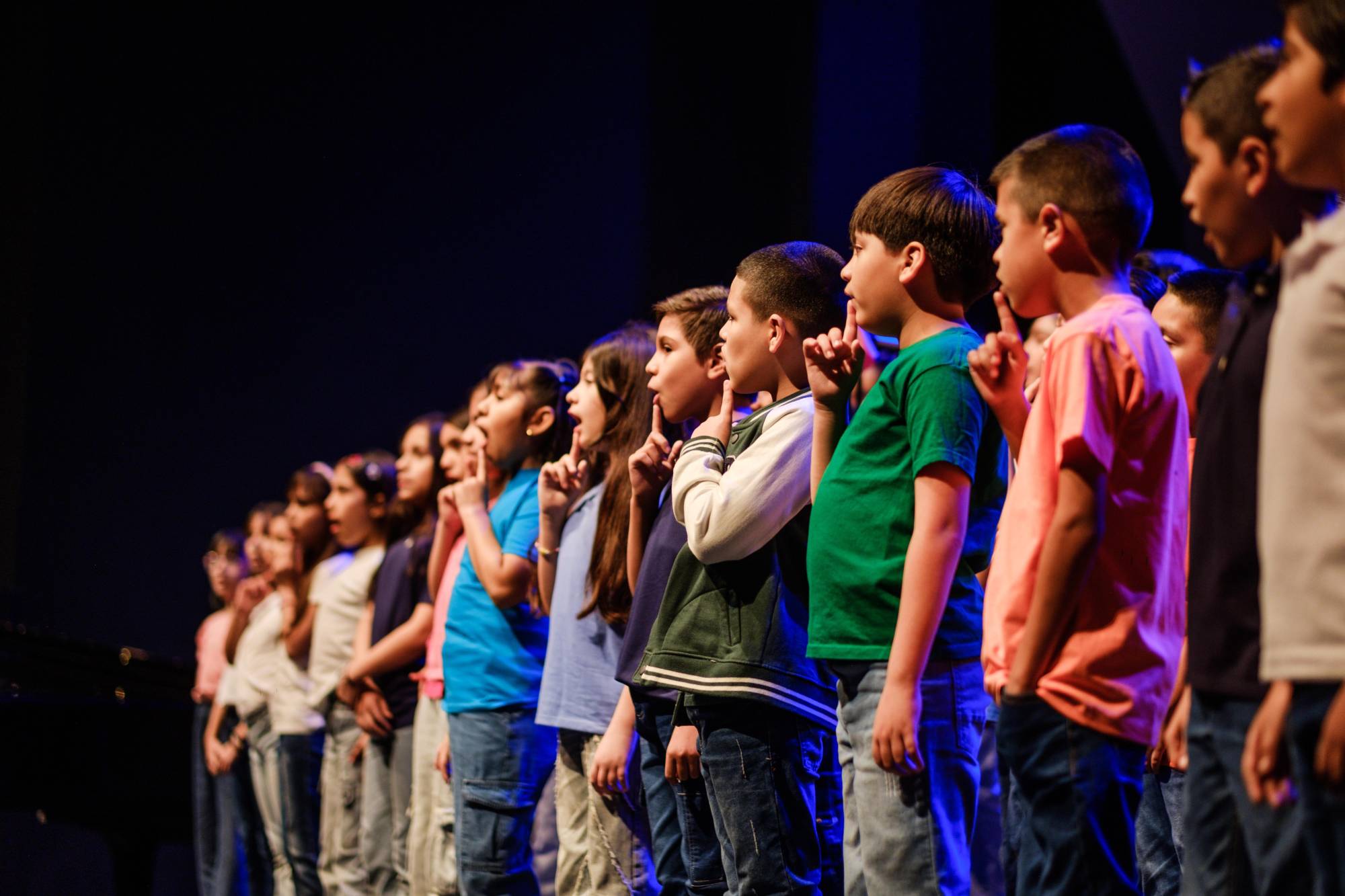 $!Los grupos corales demostraron el resultado de meses de trabajo.