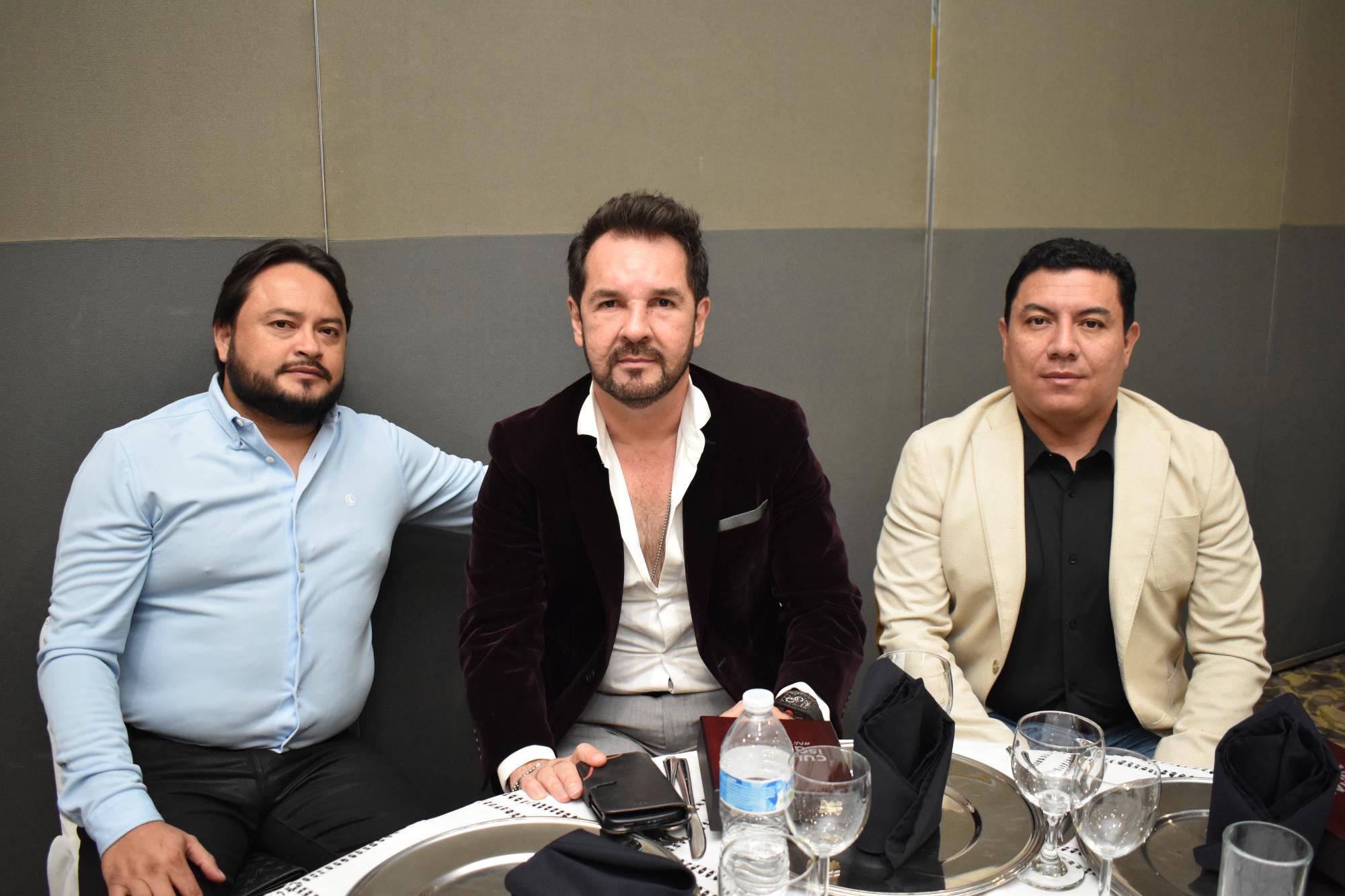 $!Antoni Cabelo, Ivanhoe Marentes y Félix Ordóñez.