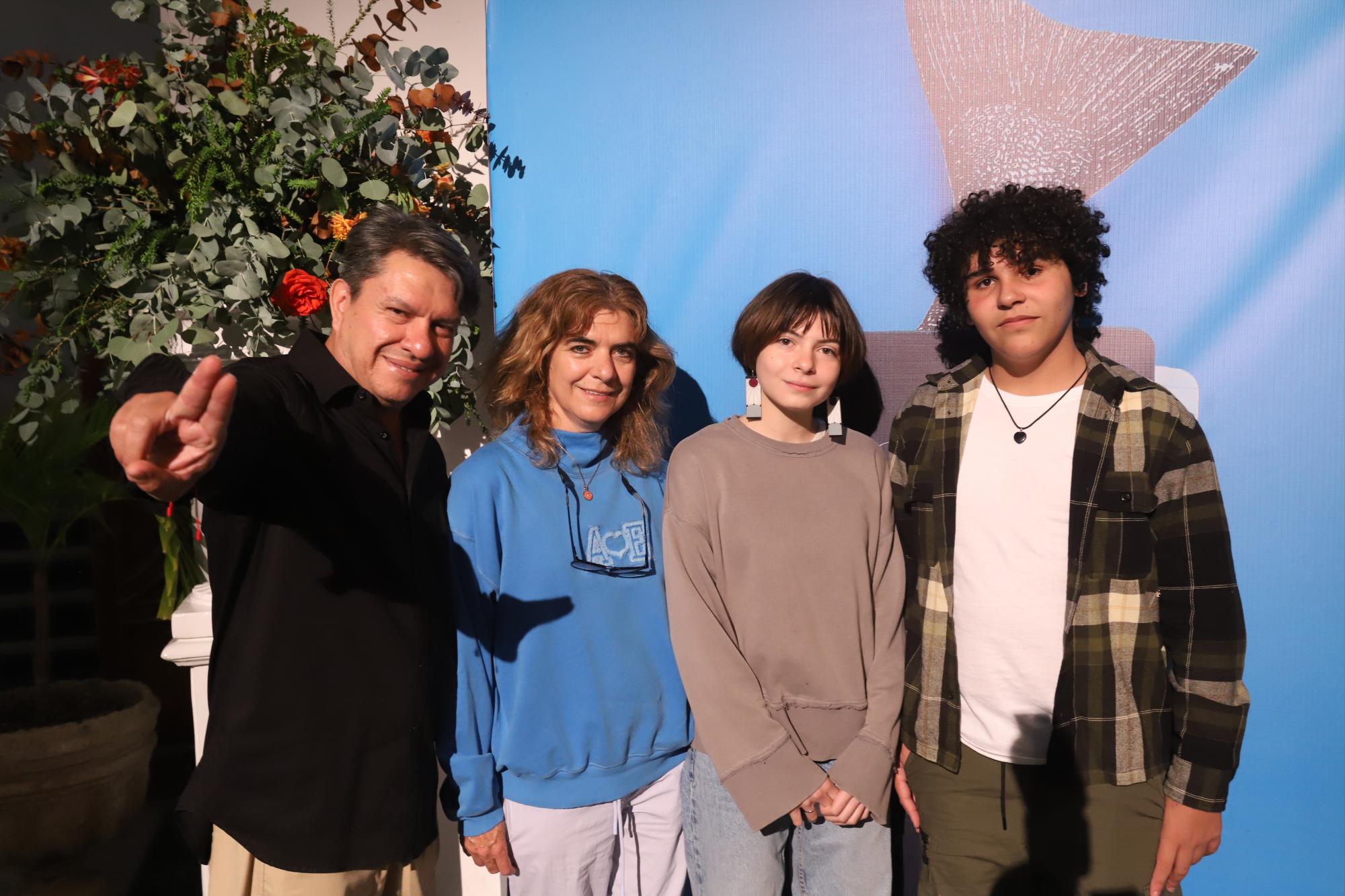 $!Neil Estrada, Teresa Jiménez, Mariana Estrada y Héctor Montaño.