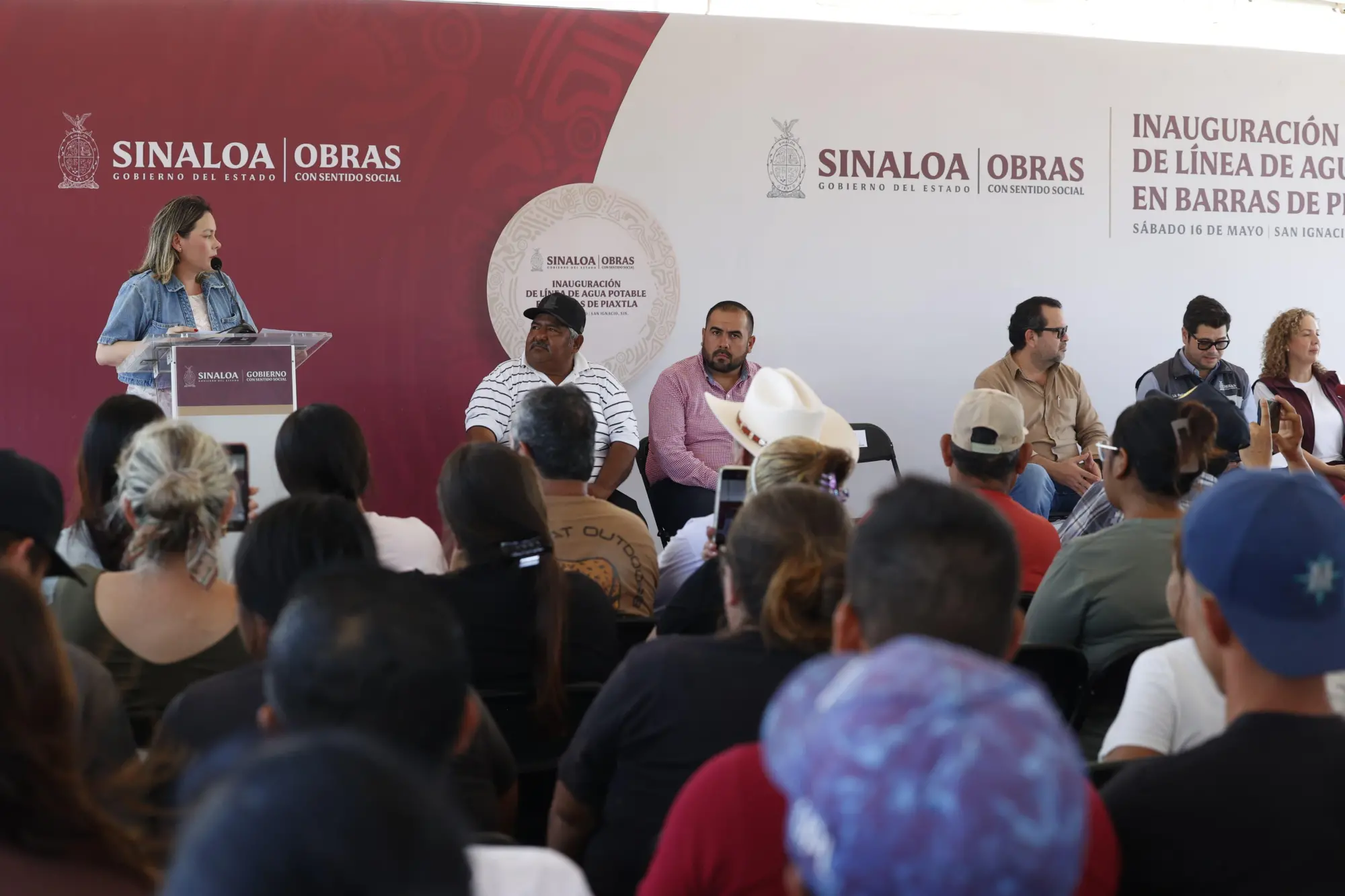 $!Inaugura Yeraldine Bonilla obras y anuncia nuevos proyectos por $46 millones en San Ignacio