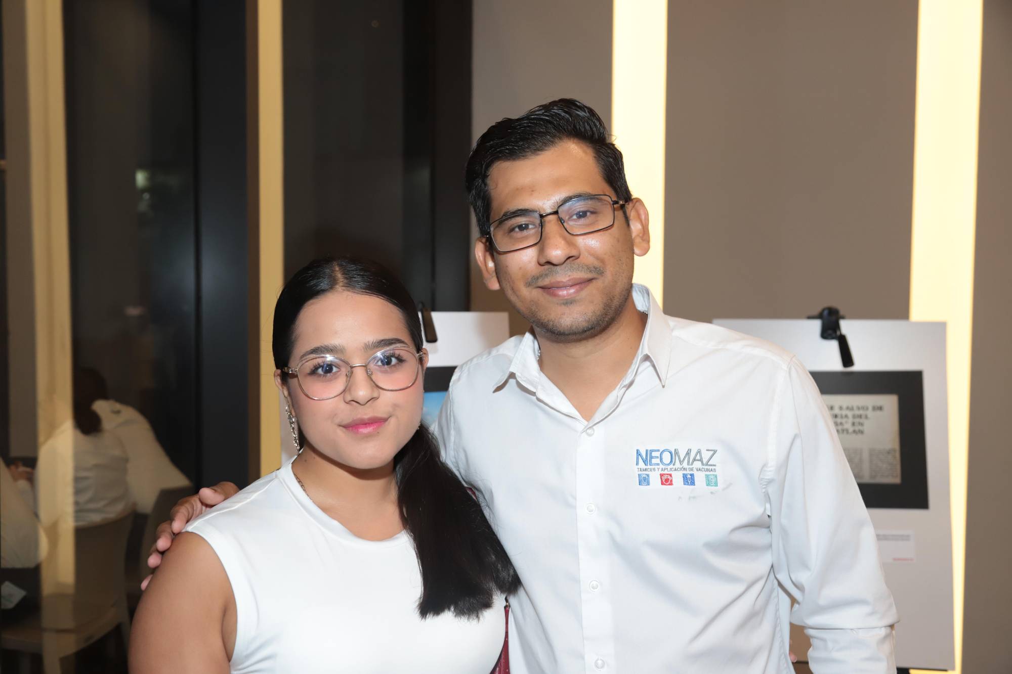 $!Salma Rodríguez y Heriberto Benítez.