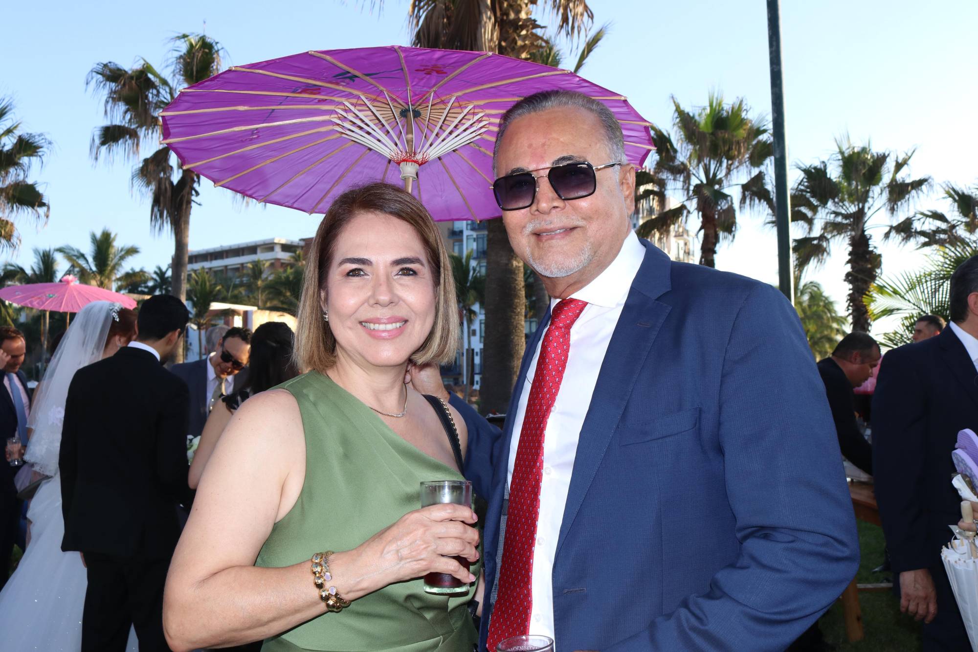 $!Tita Coronel y Humberto Becerra.