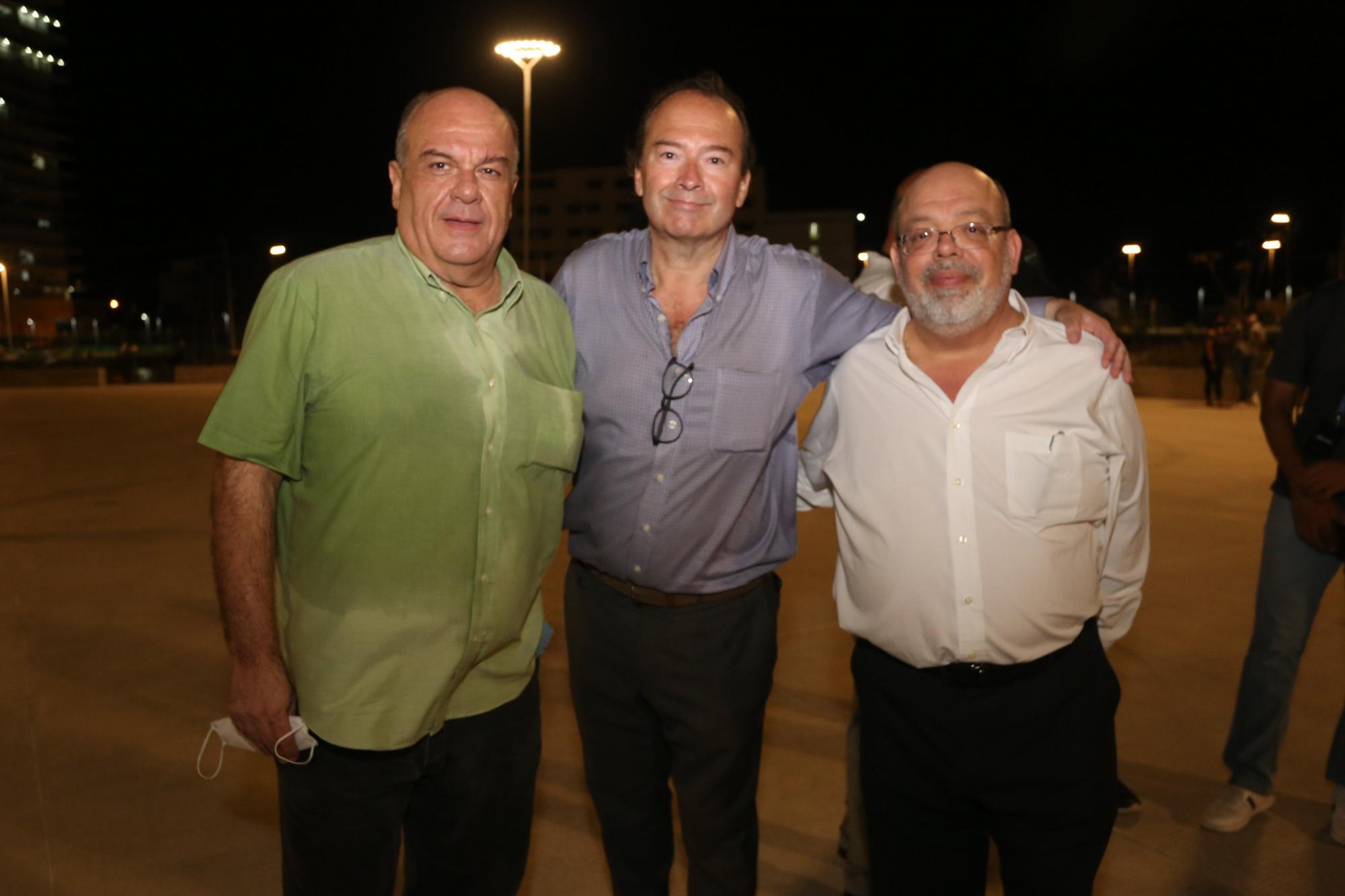 $!Gerardo Barros de Cima, Andrés Ziverman y Ernesto Carrasco.