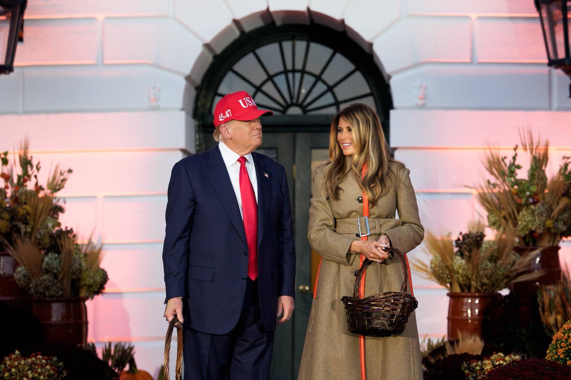 $!Trump y Melania celebran Halloween en la Casa Blanca