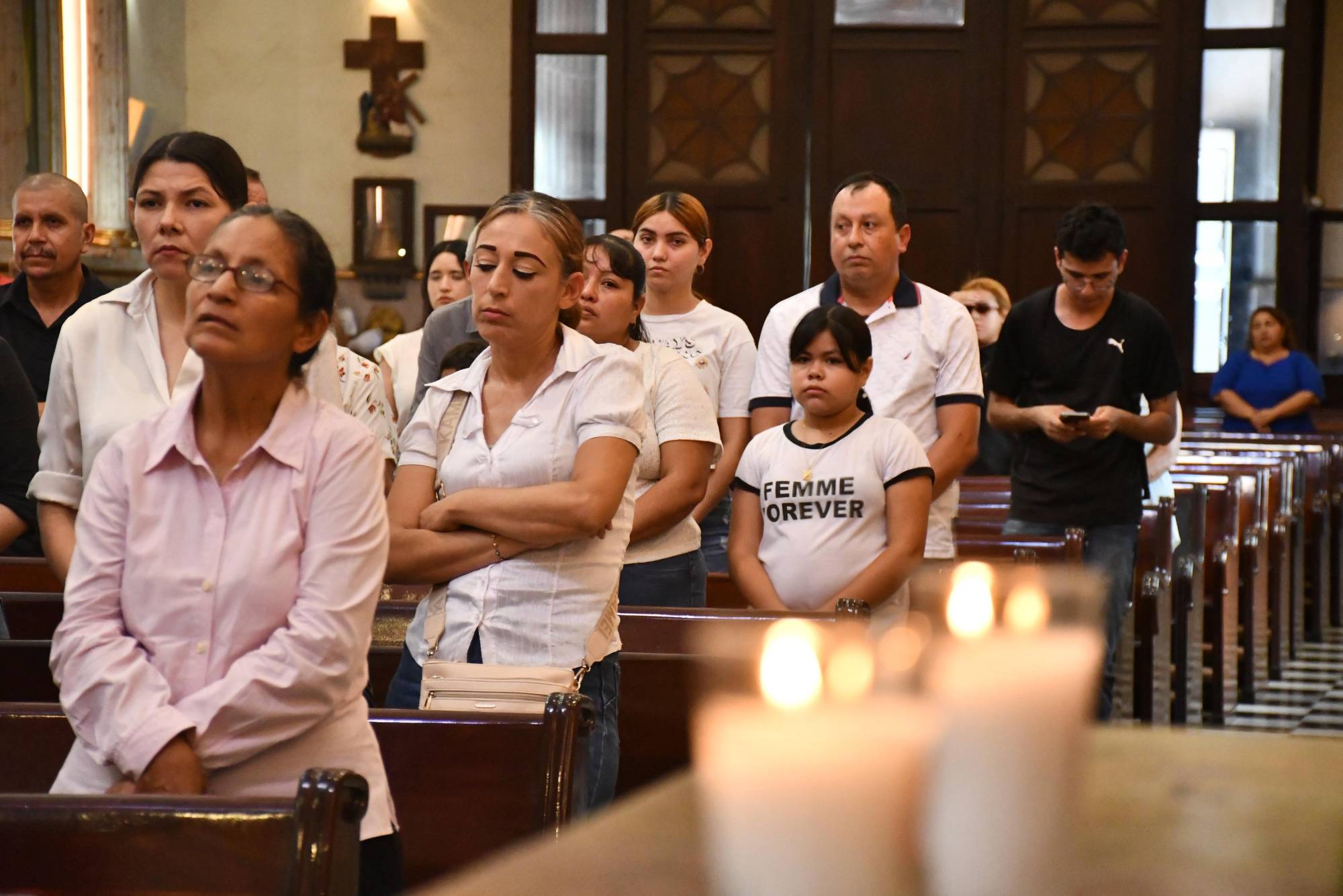 $!Recuerdan en misa a Ricardo y Ramsés, a cuatro meses de su desaparición en Aguaruto, Culiacán