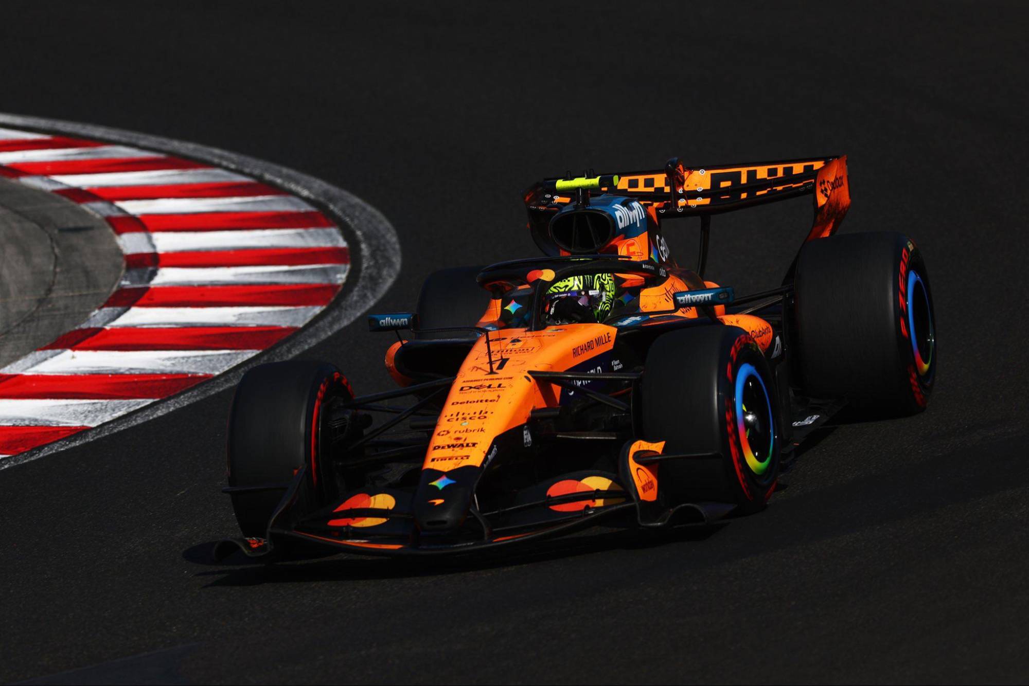 $!Lando Norris conquista el GP de Hungría; Checo Pérez abandona con Cadillac