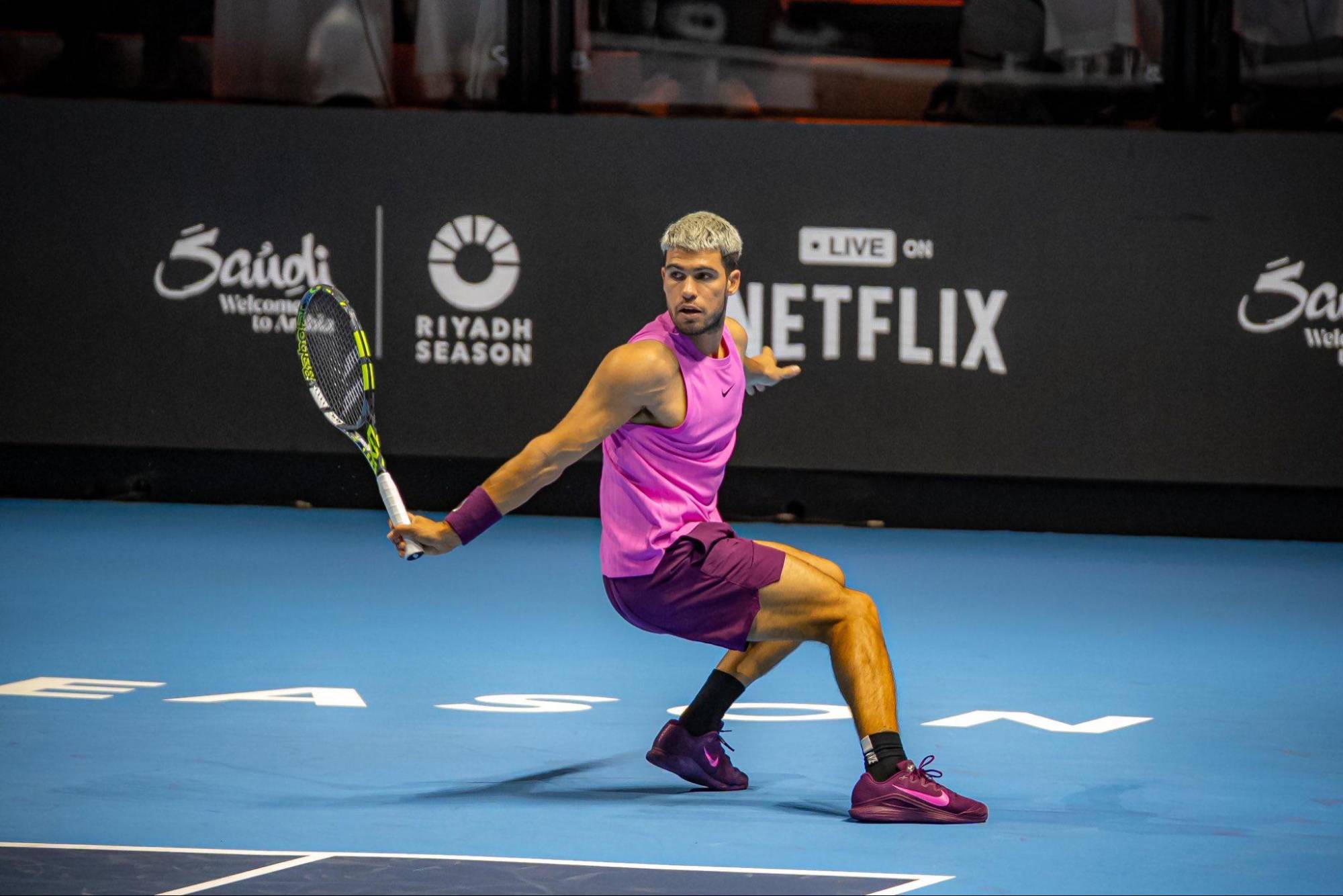 $!Sinner derrota a Alcaraz y conquista el Six Kings Slam con premio récord en Arabia Saudita