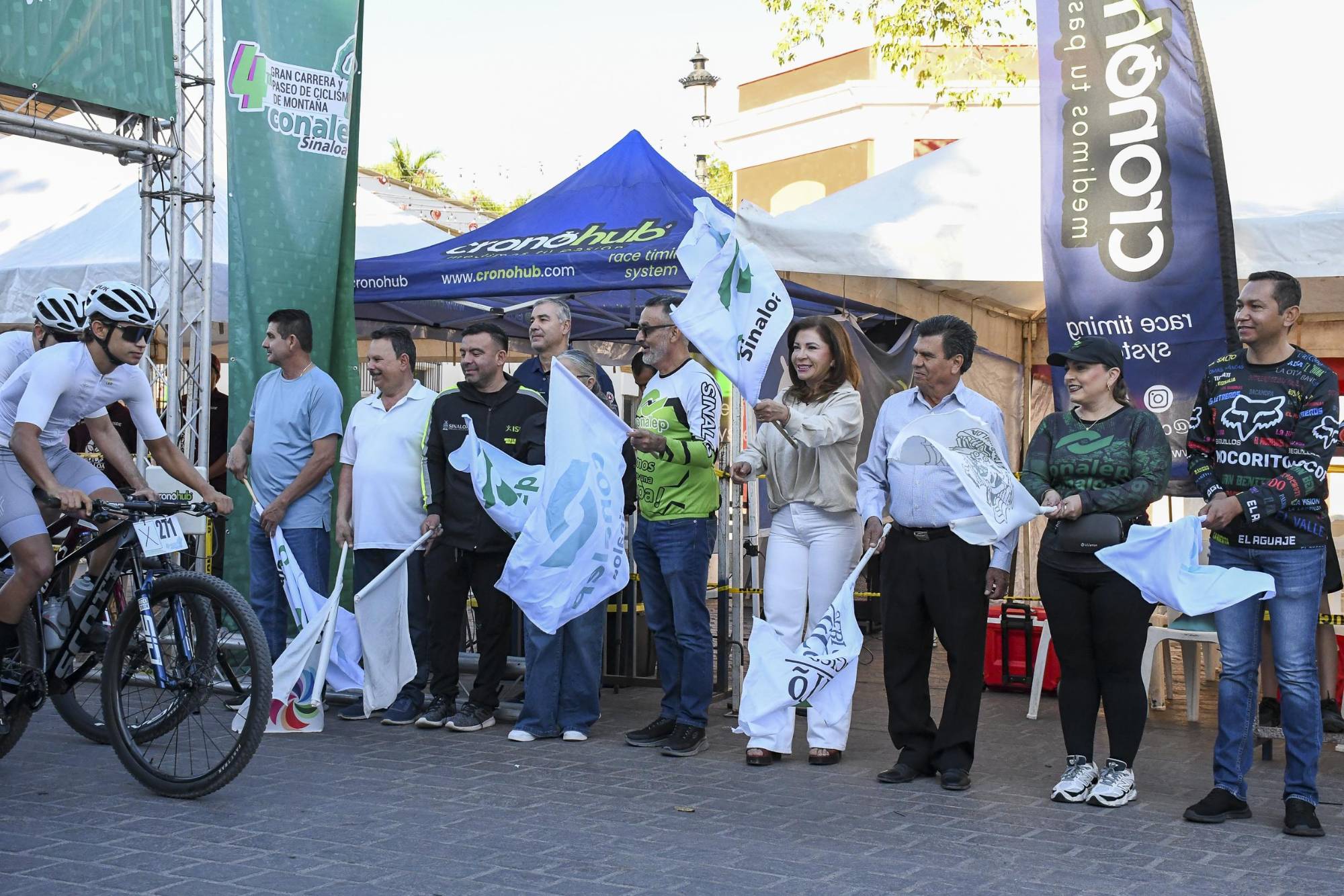 $!Conalep Sinaloa impulsa deporte y educación con carrera ciclista en Mocorito
