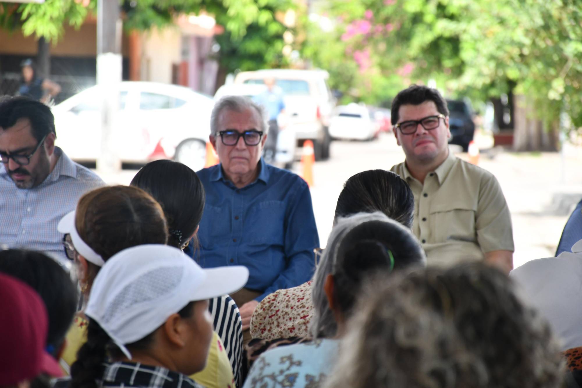 $!Entregan calles pavimentadas en sindicatura de Costa Rica, Culiacán