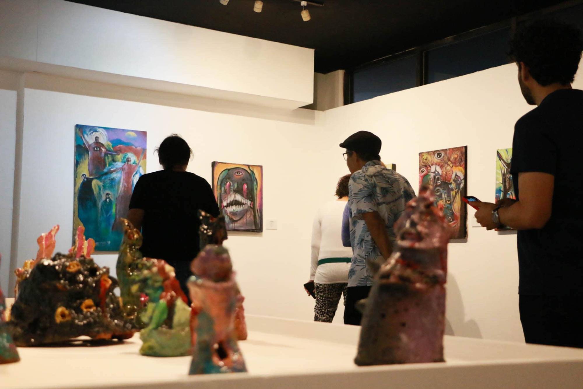 $!La muestra reúne pintura y escultura.