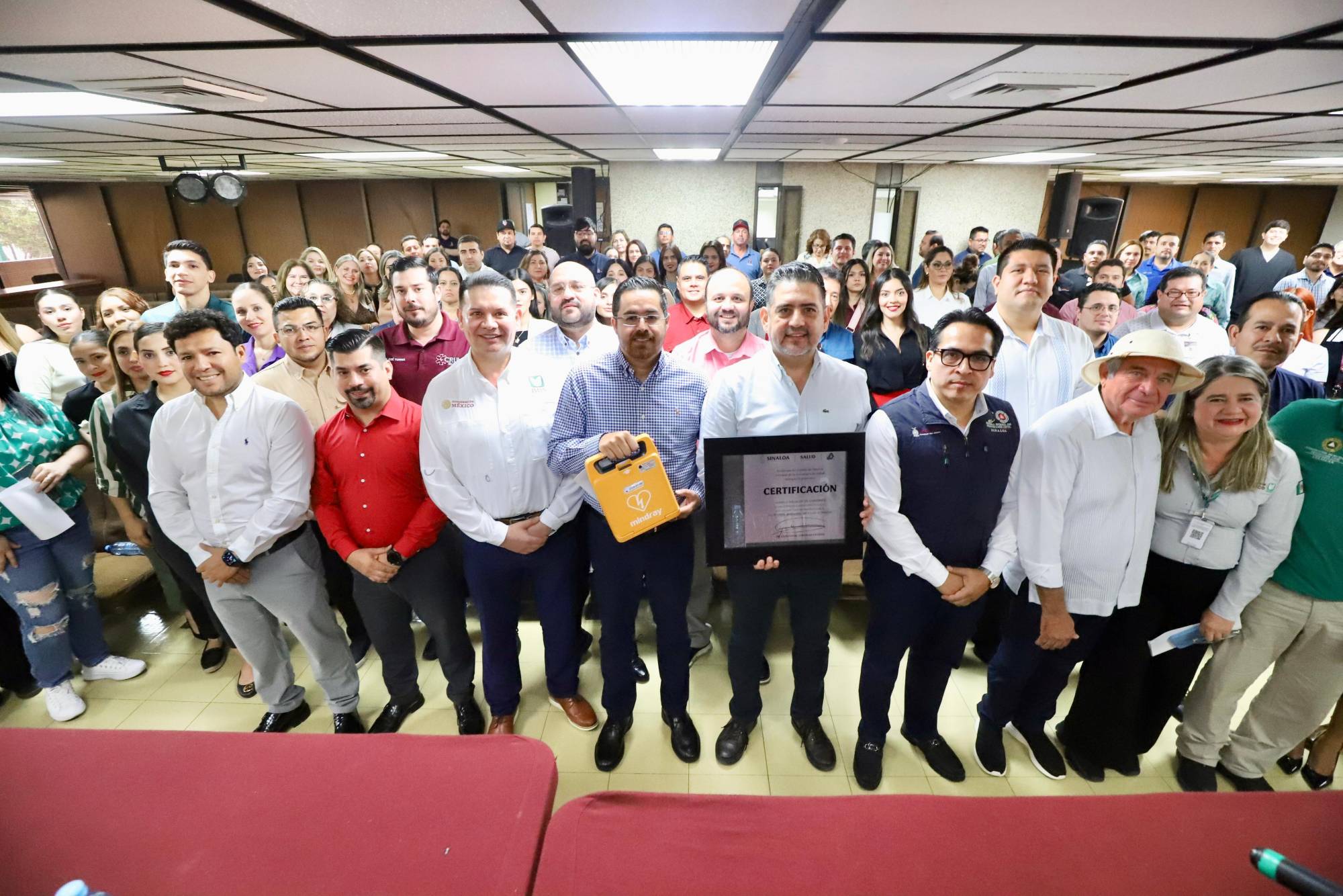 $!Unidad Administrativa de Gobierno de Sinaloa ya es Espacio Cardioprotegido