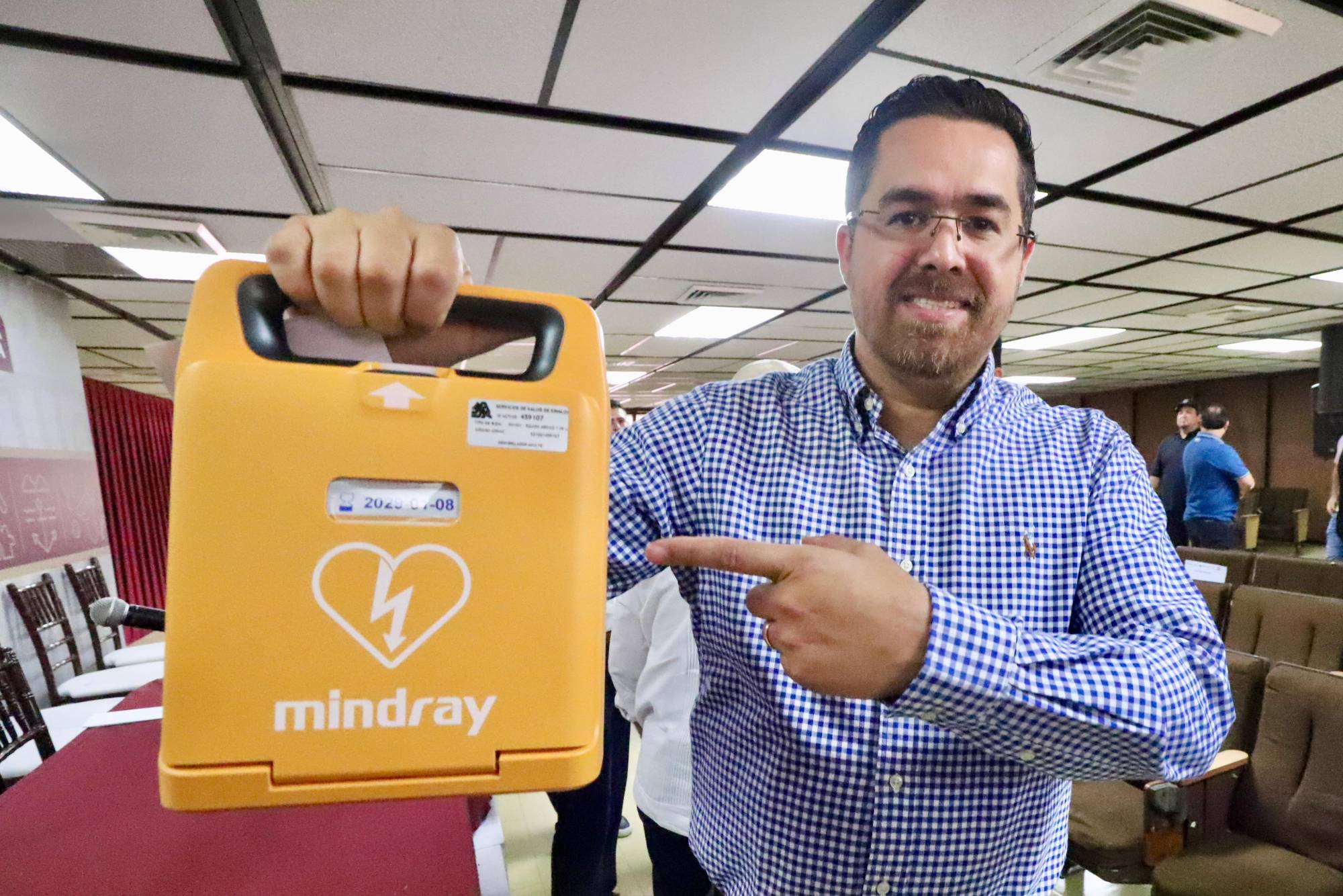 $!Unidad Administrativa de Gobierno de Sinaloa ya es Espacio Cardioprotegido