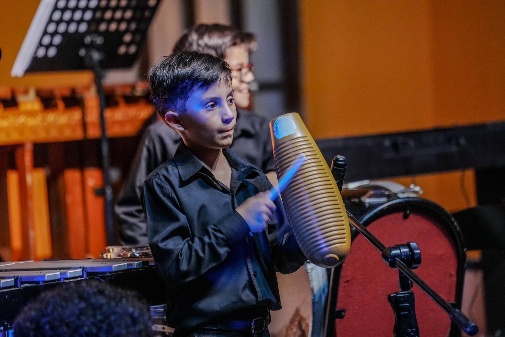 $!Uno de los momentos más conmovedores de la velada fue protagonizado por los más pequeños del grupo.