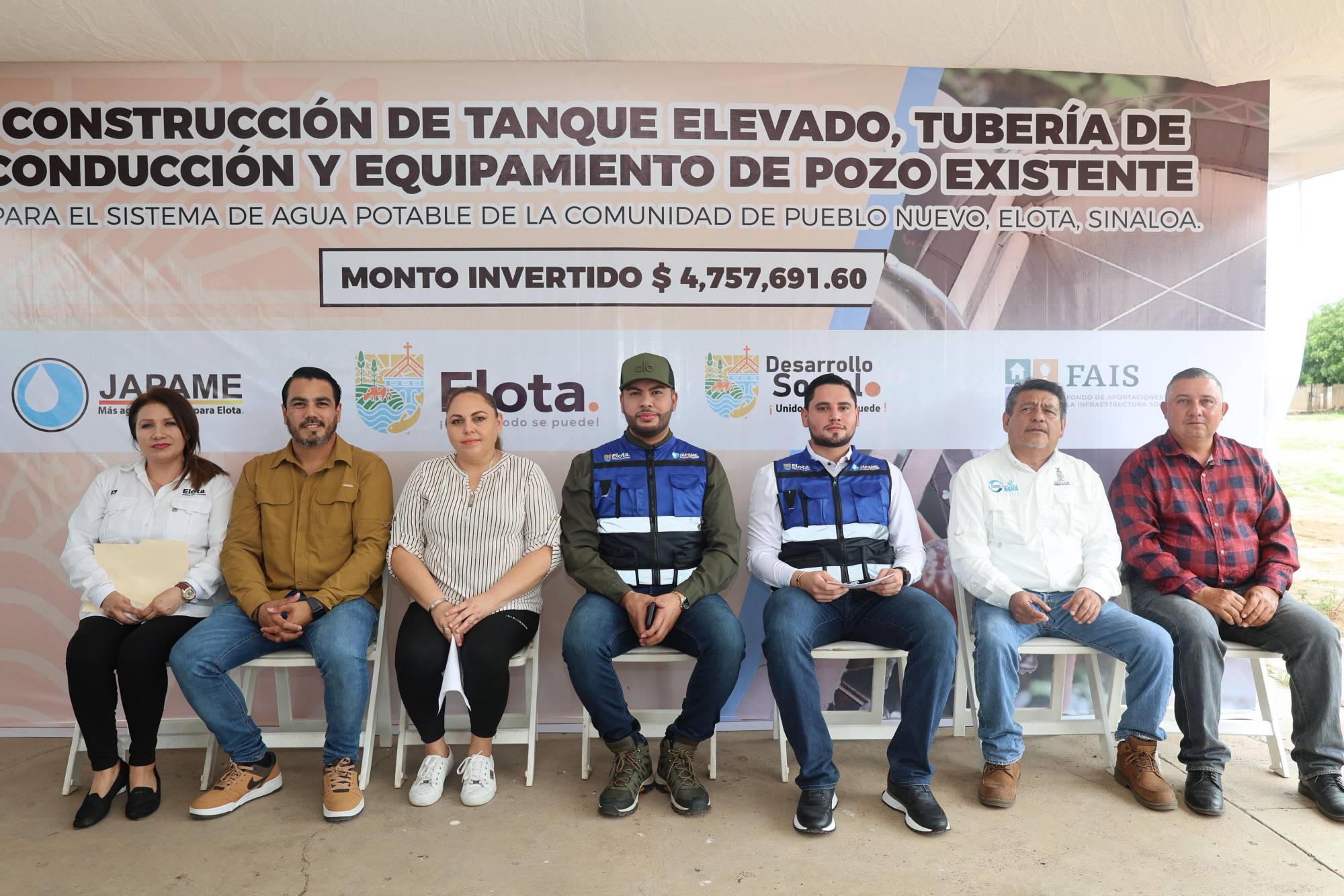 $!Arranca obra hidráulica en Pueblo Nuevo, Elota, para mejorar servicio de agua potable