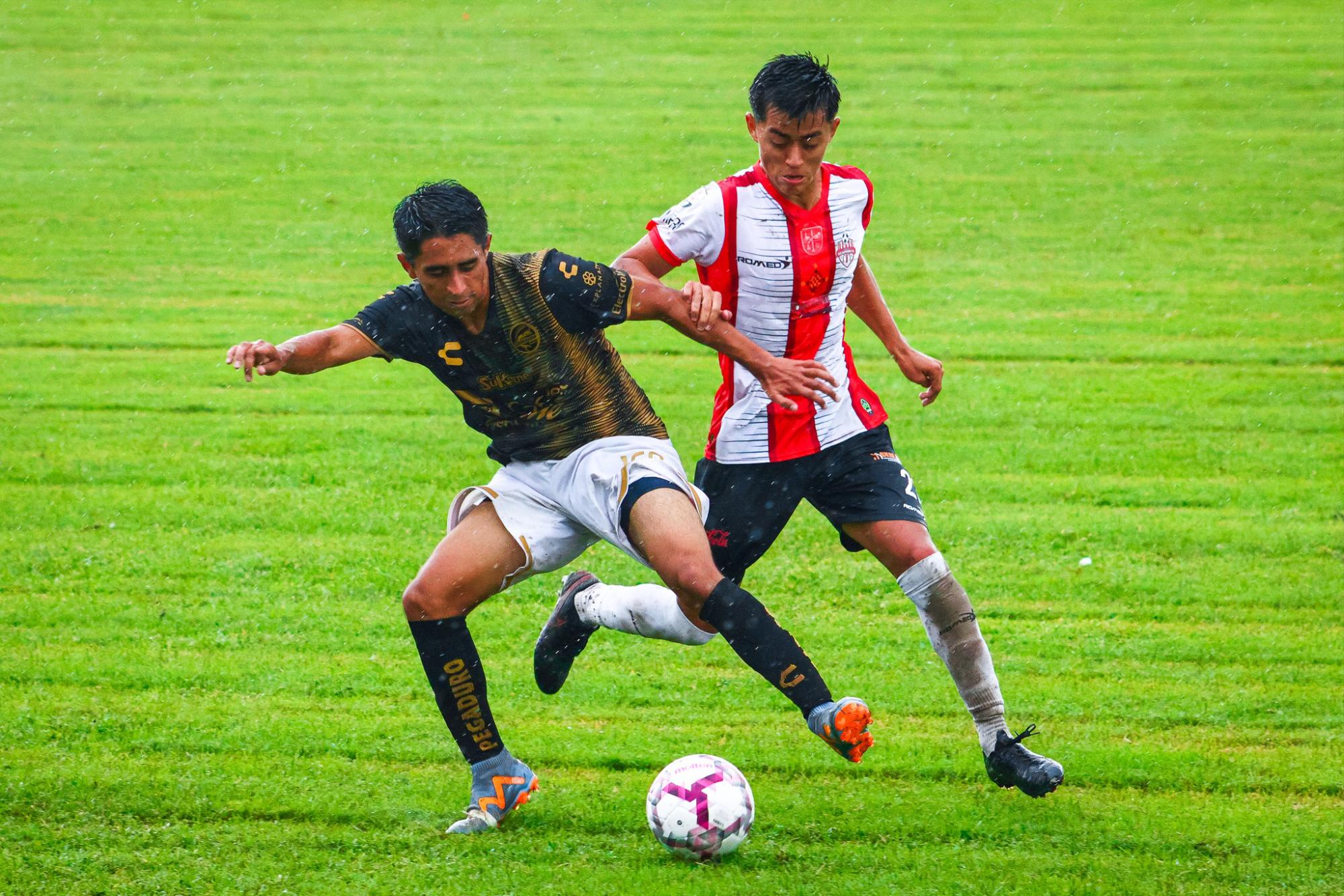 $!‘Lluvia’ de goles entre Dorados y Atlético Acaponeta en la TDP