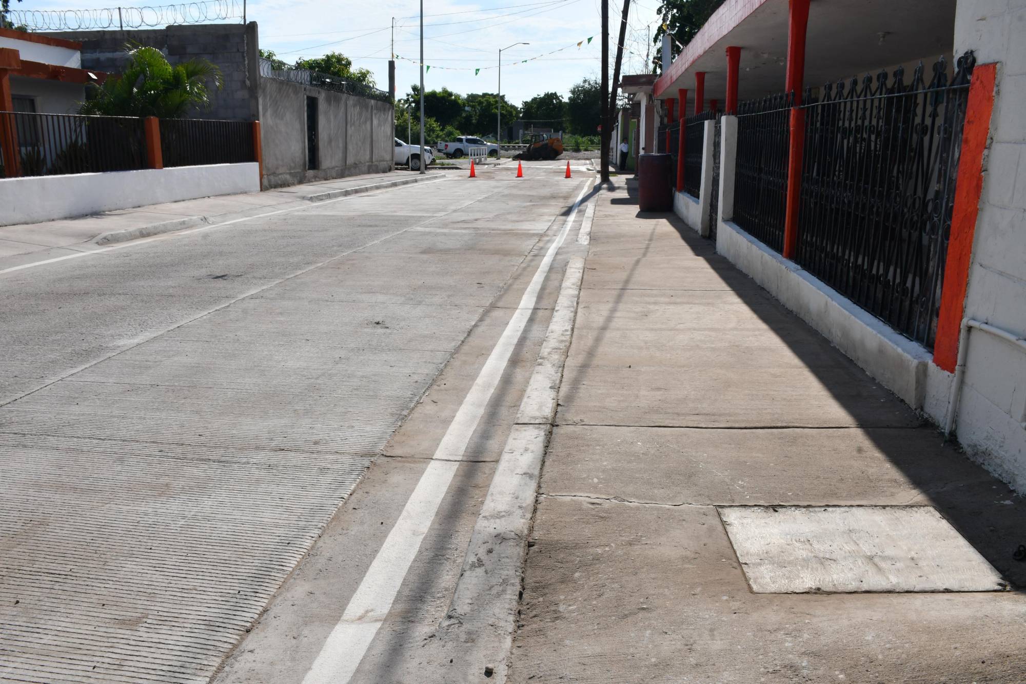 $!Entregan calles pavimentadas en sindicatura de Costa Rica, Culiacán