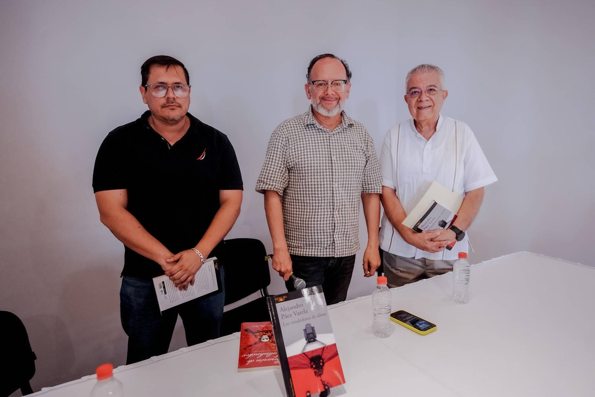 $!Alonso Guerra, Alejandro Páez Varela y Enrique Vega Ayala.