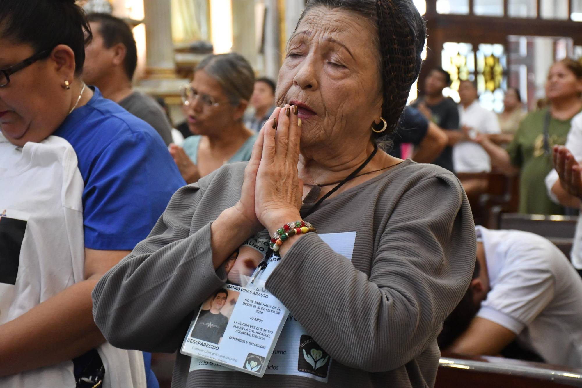 $!Recuerdan en misa a Ricardo y Ramsés, a cuatro meses de su desaparición en Aguaruto, Culiacán