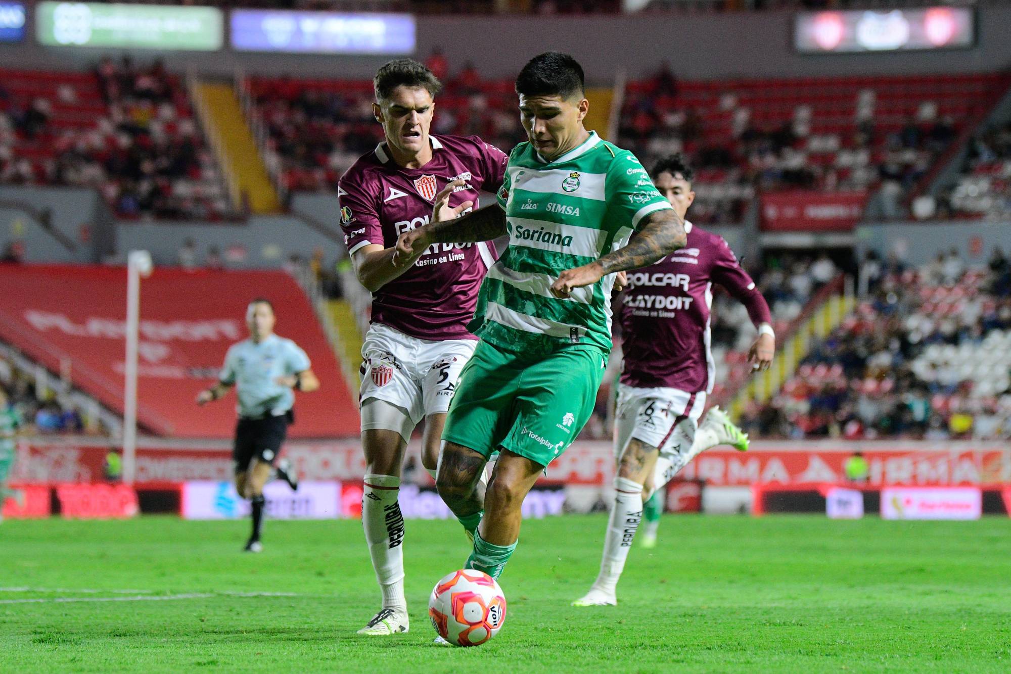 $!Necaxa golea a Santos y revive sus aspiraciones de Play In en el Apertura 2025