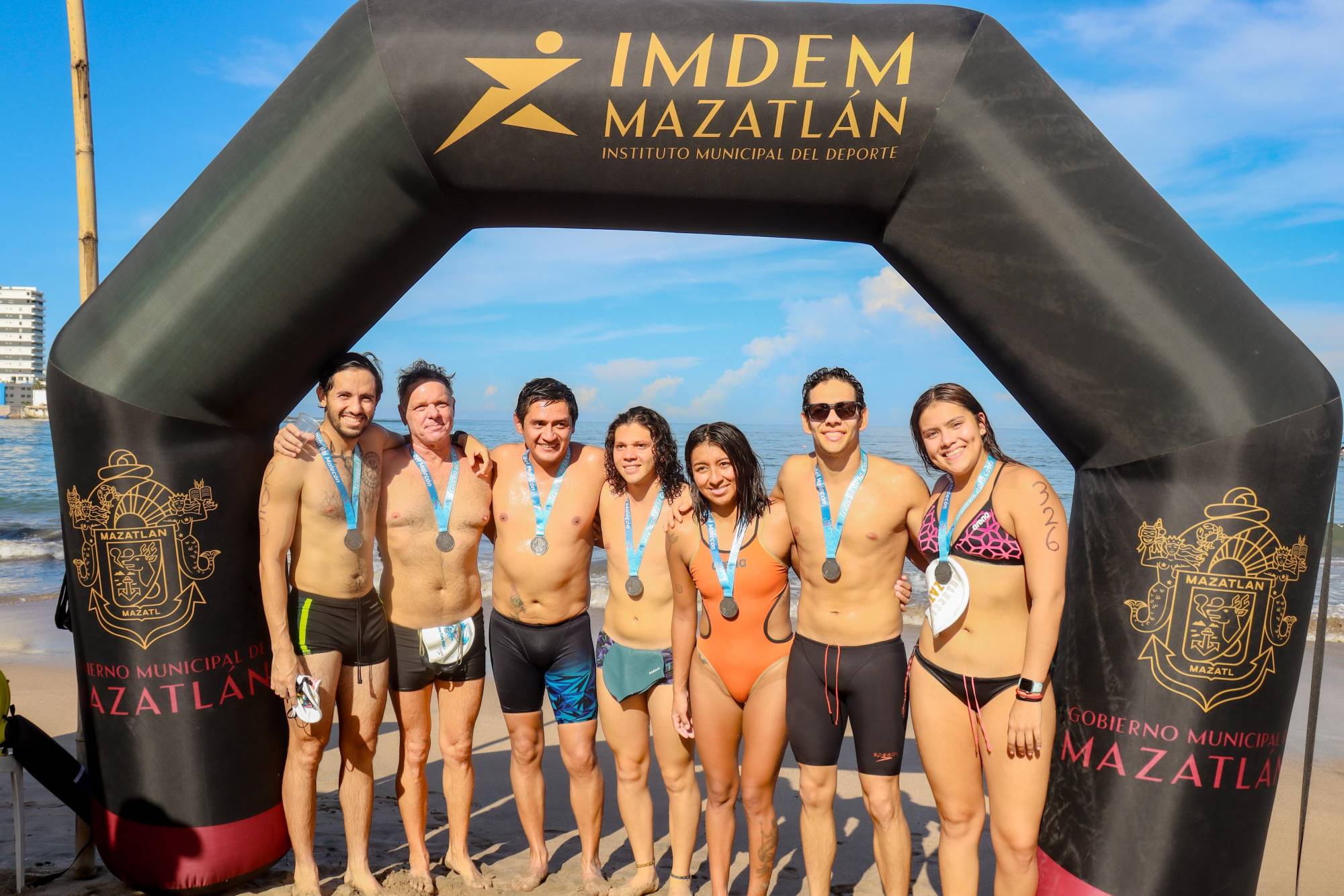 $!Llenan el mar con la Travesía por la Costa de Liga Imdem de Natación