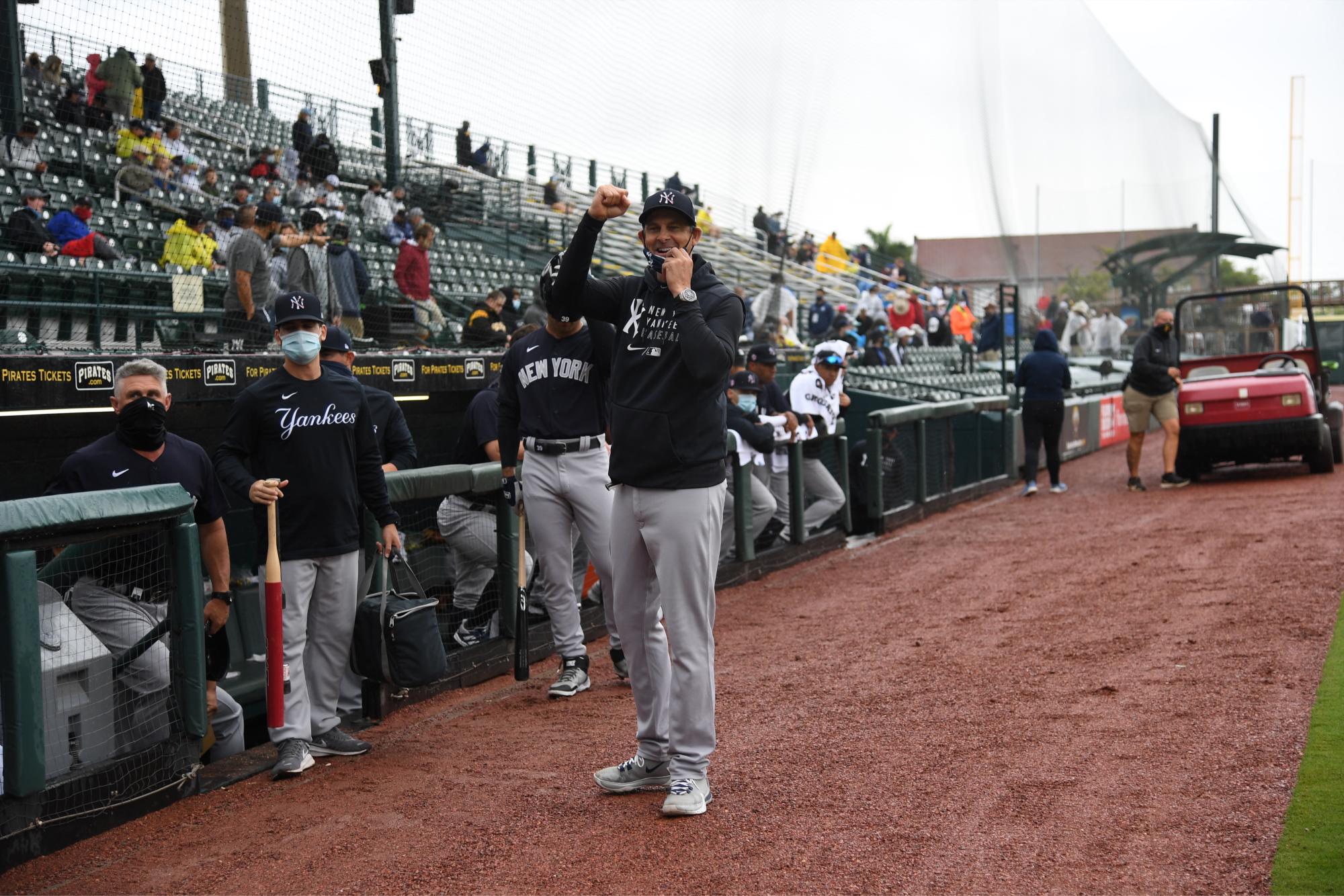 $!Aaron Boone se reintegra a los Yanquis tras cirugía