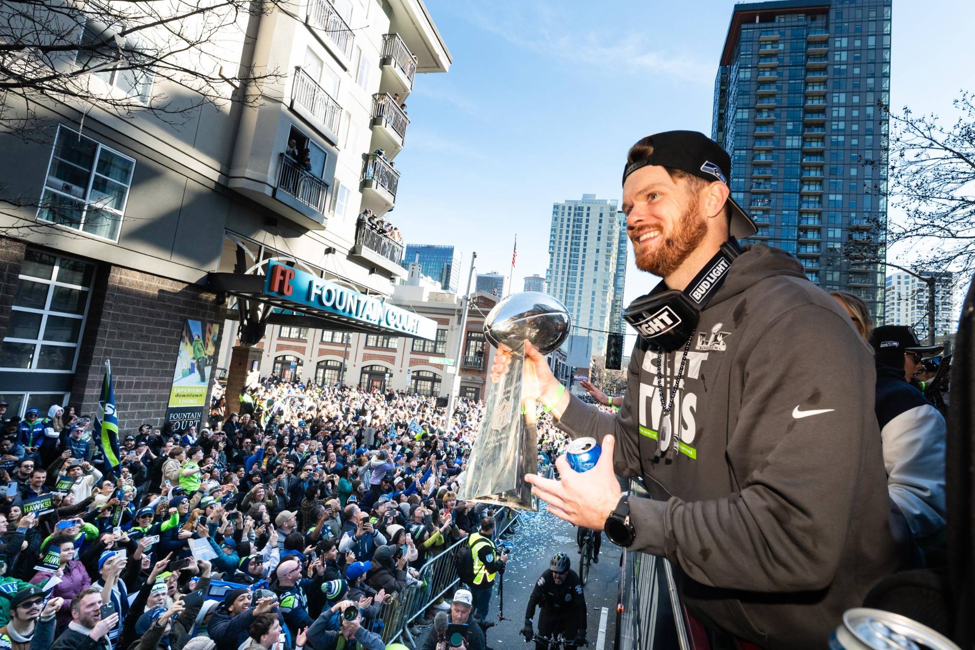 $!Seattle celebra el título del Super Bowl LX con desfile multitudinario