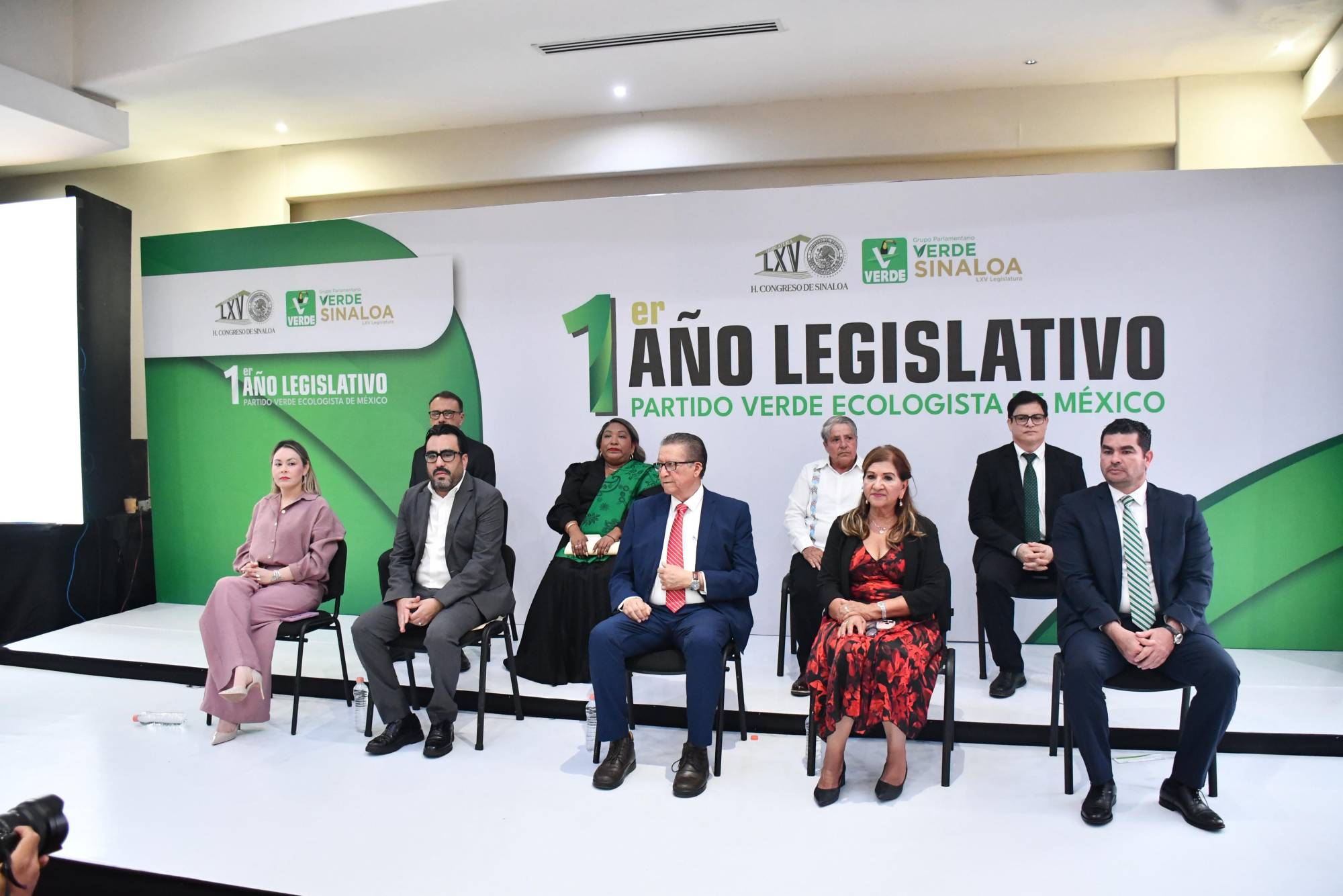 $!En Sinaloa nadie está por encima de la ley: Diputados del PVEM en Primer Informe