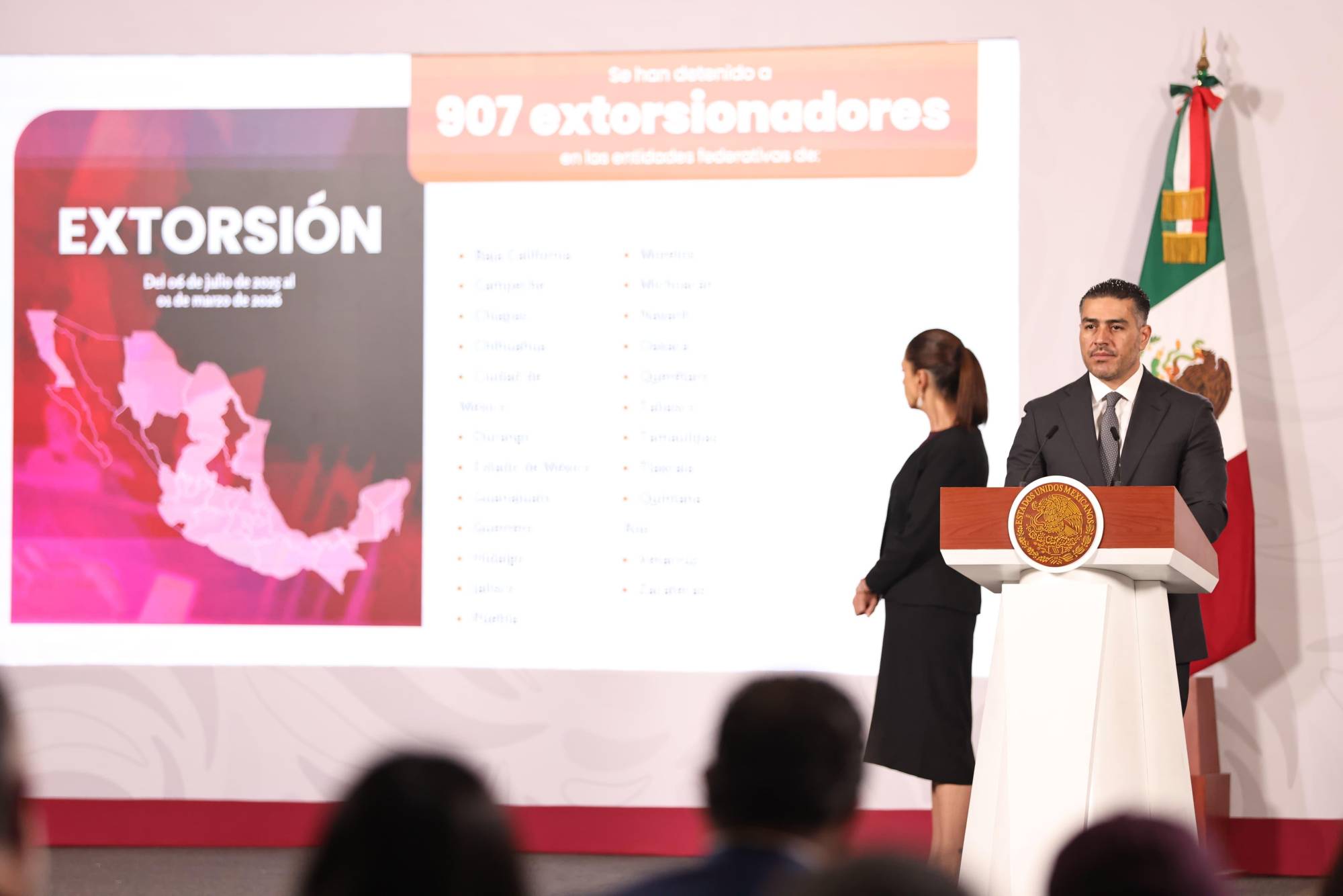 $!Gobierno federal reporta disminución del 44% en homicidios; Harfuch destaca más de 46 mil detenciones