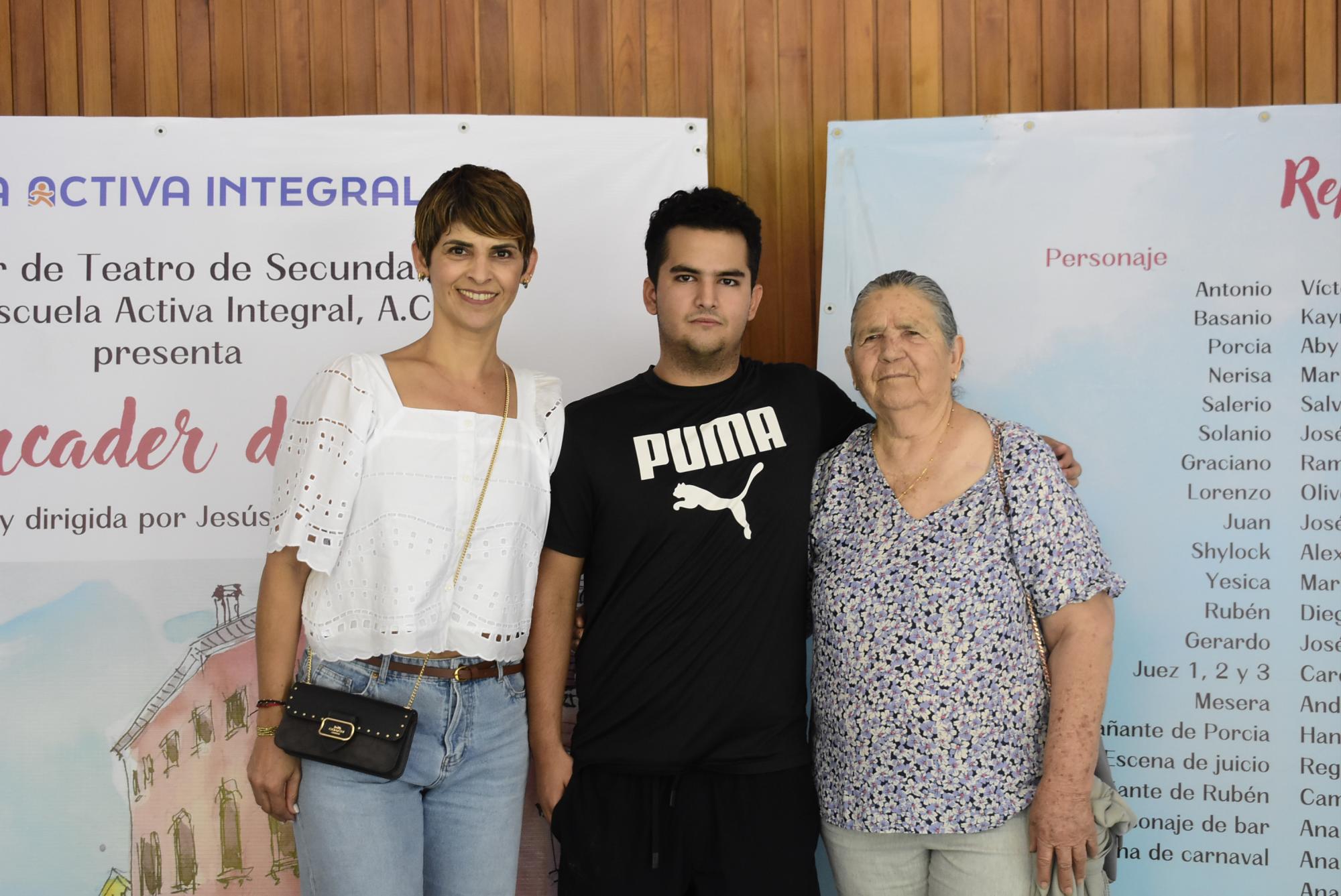 $!Amalia López, José Ángel Bastidas y Araceli Leyva.