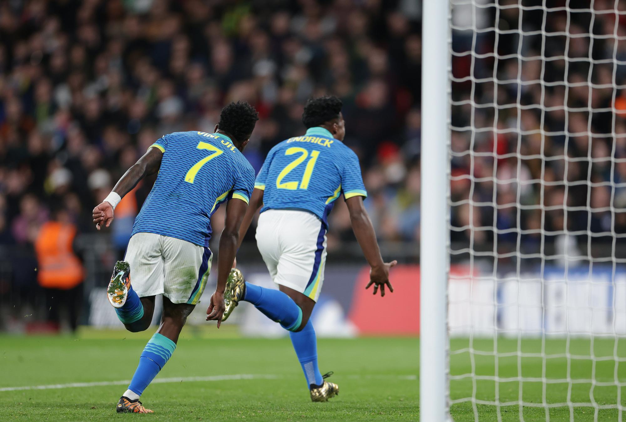 $!Endrick da a Dorival un debut soñado con Brasil en Wembley