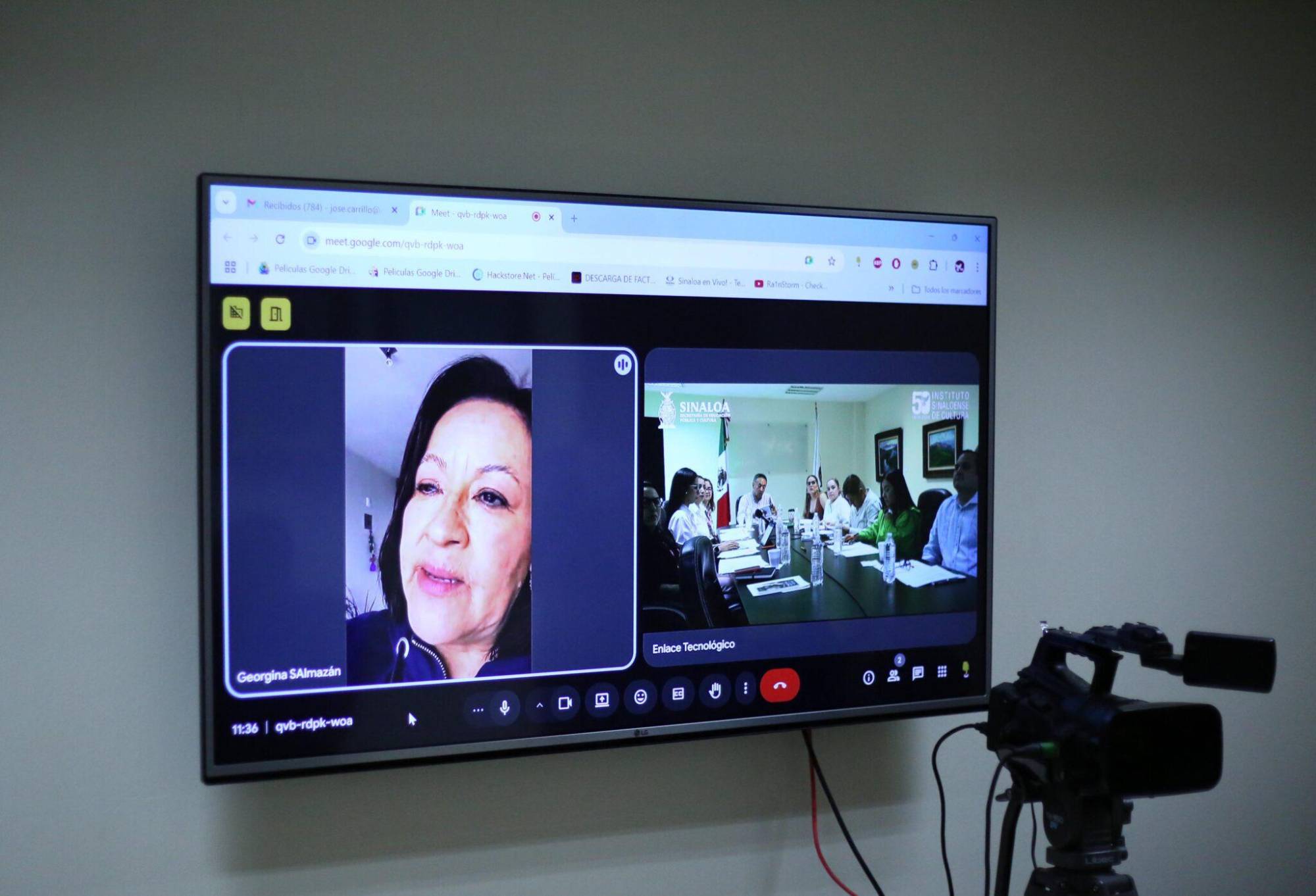 $!Promotores e integrantes de CAPREPC participaron en la reunión, de manera remota.