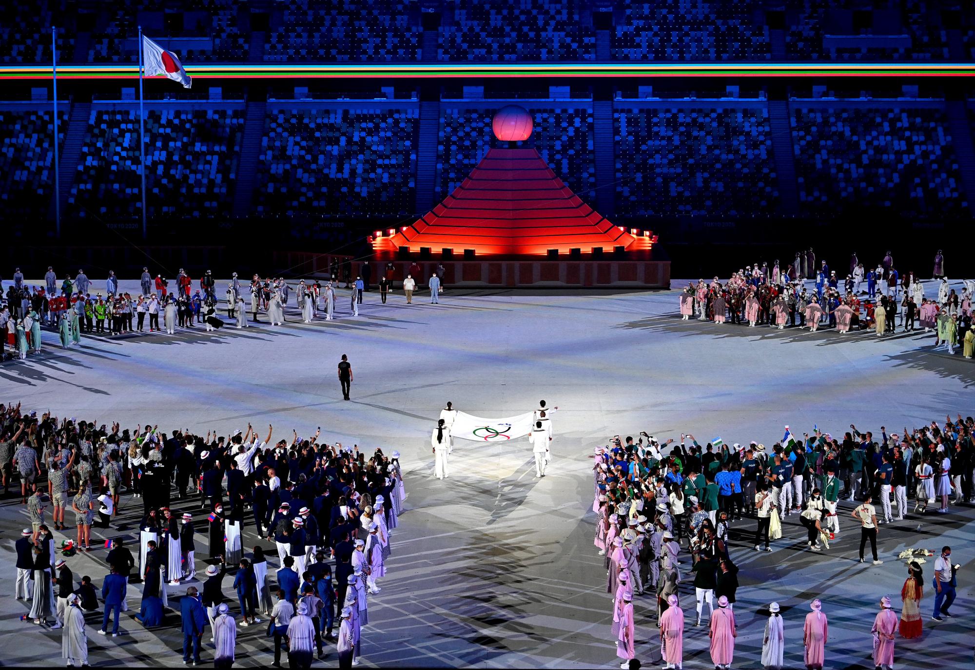 $!Tradición y tecnología enmarcan la inauguración de los Juegos Olímpicos de Tokio 2020