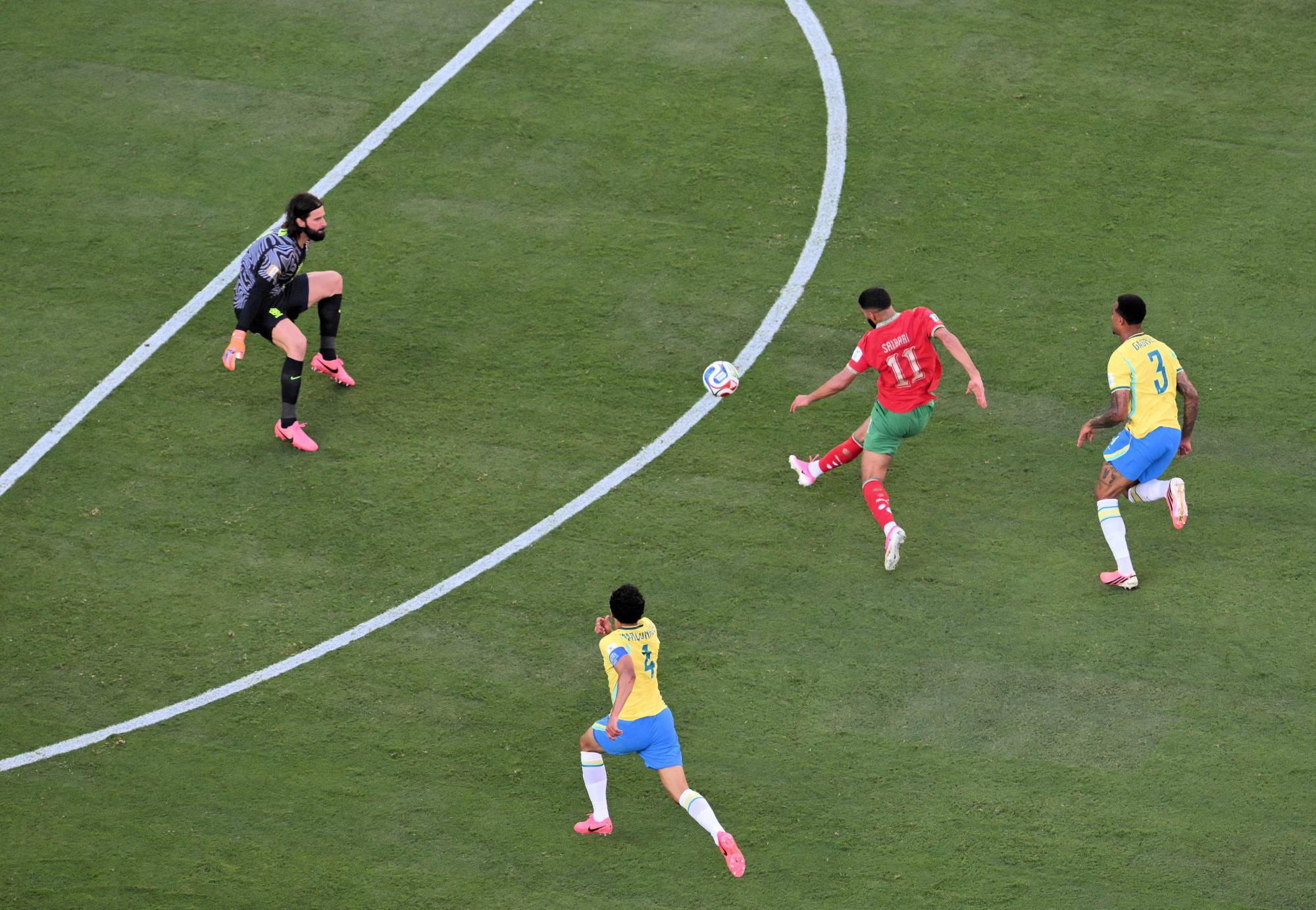 $!Vinícius rescata a Brasil y evita la sorpresa ante Marruecos