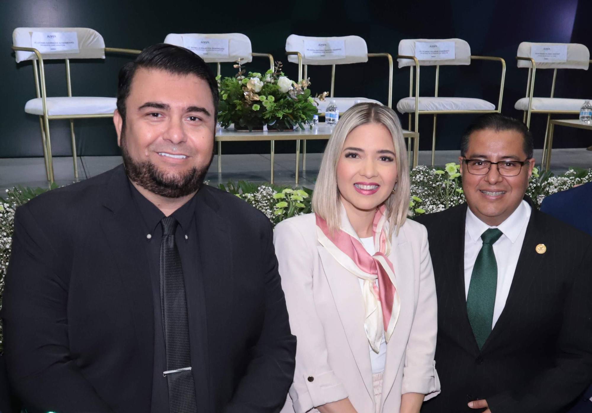 $!Luciano Carrasco, Estrella Palacios, Karim Oviedo.