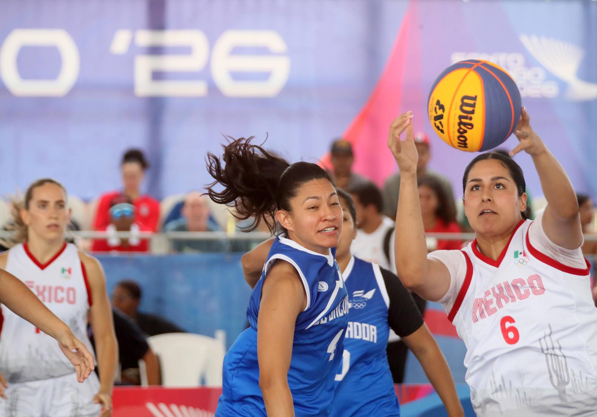 $!Mariana Valenzuela y México avanzan a cuartos de final en el baloncesto 3x3 de Santo Domingo 2026