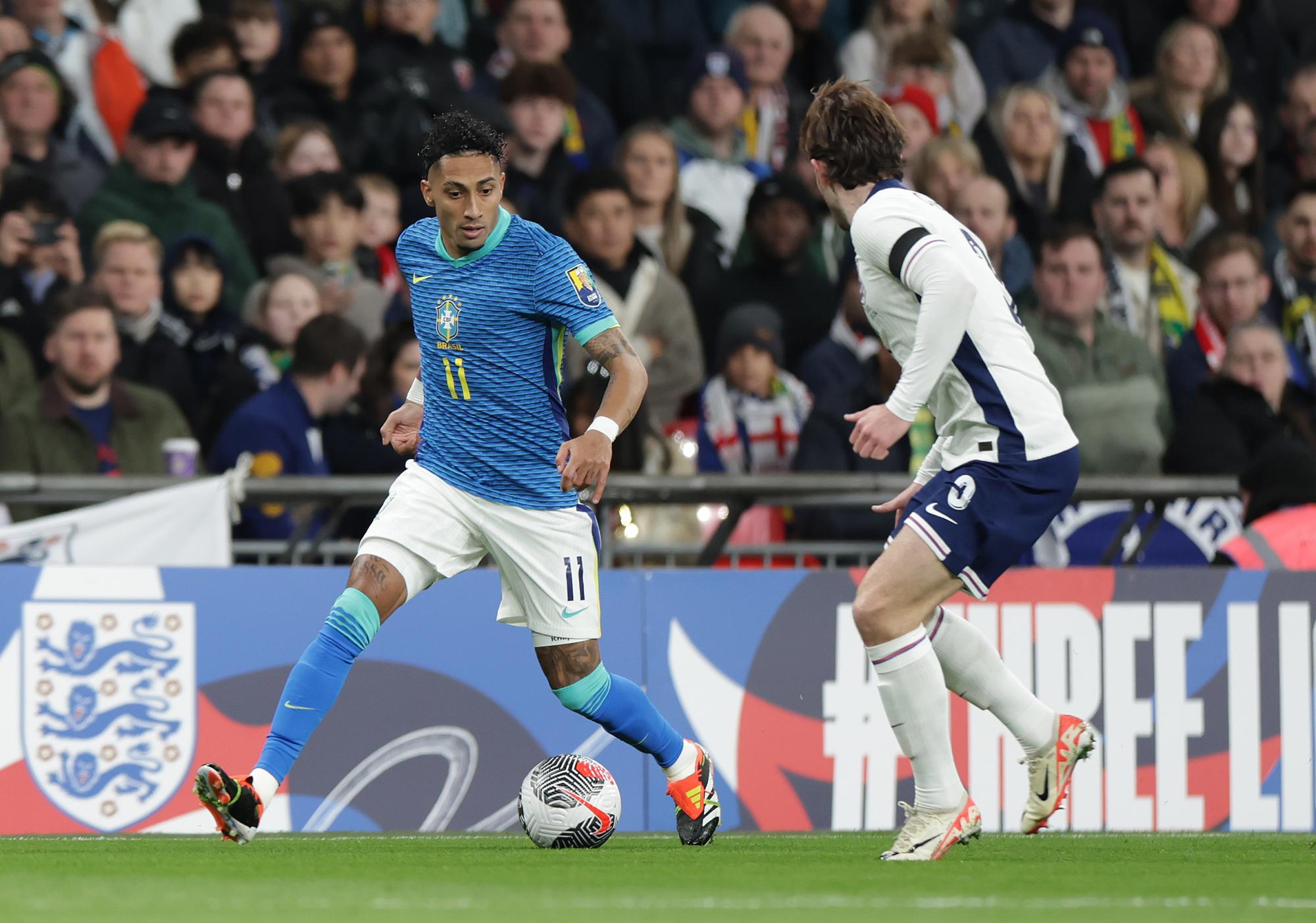 $!Endrick da a Dorival un debut soñado con Brasil en Wembley