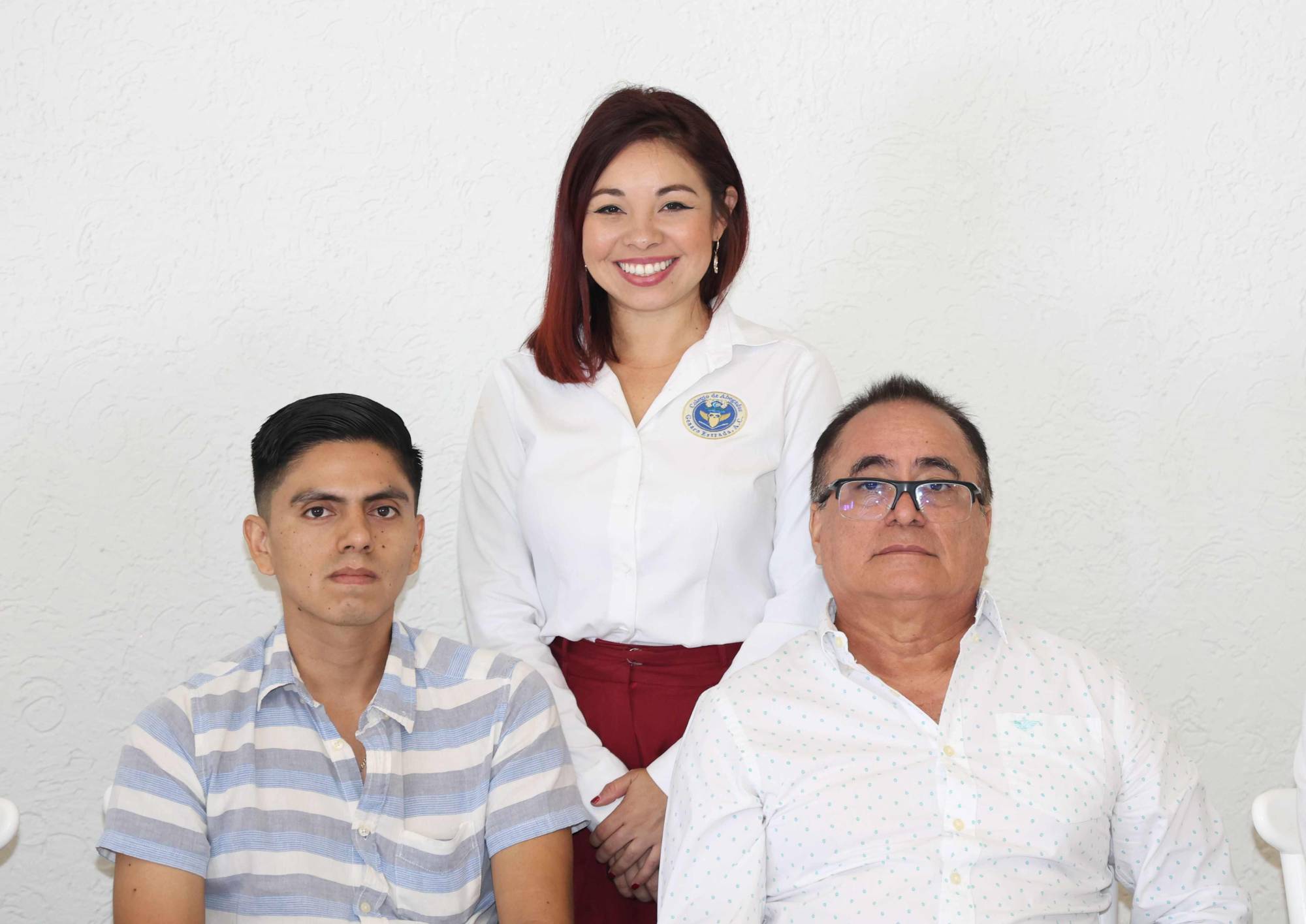 $!Adriana Morales junto a Jesús y Tomás Pardo.