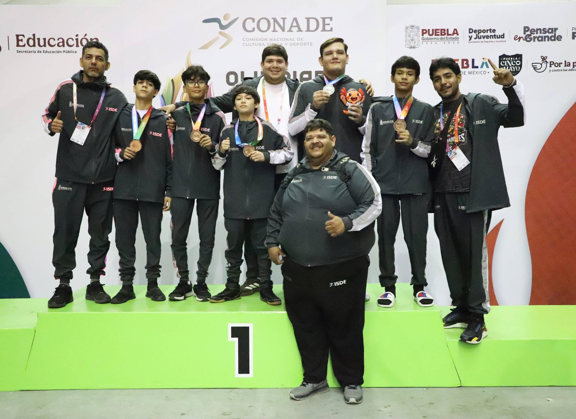 $!Sinaloa suma plata y dos bronces en luchas asociadas de Olimpiada Nacional