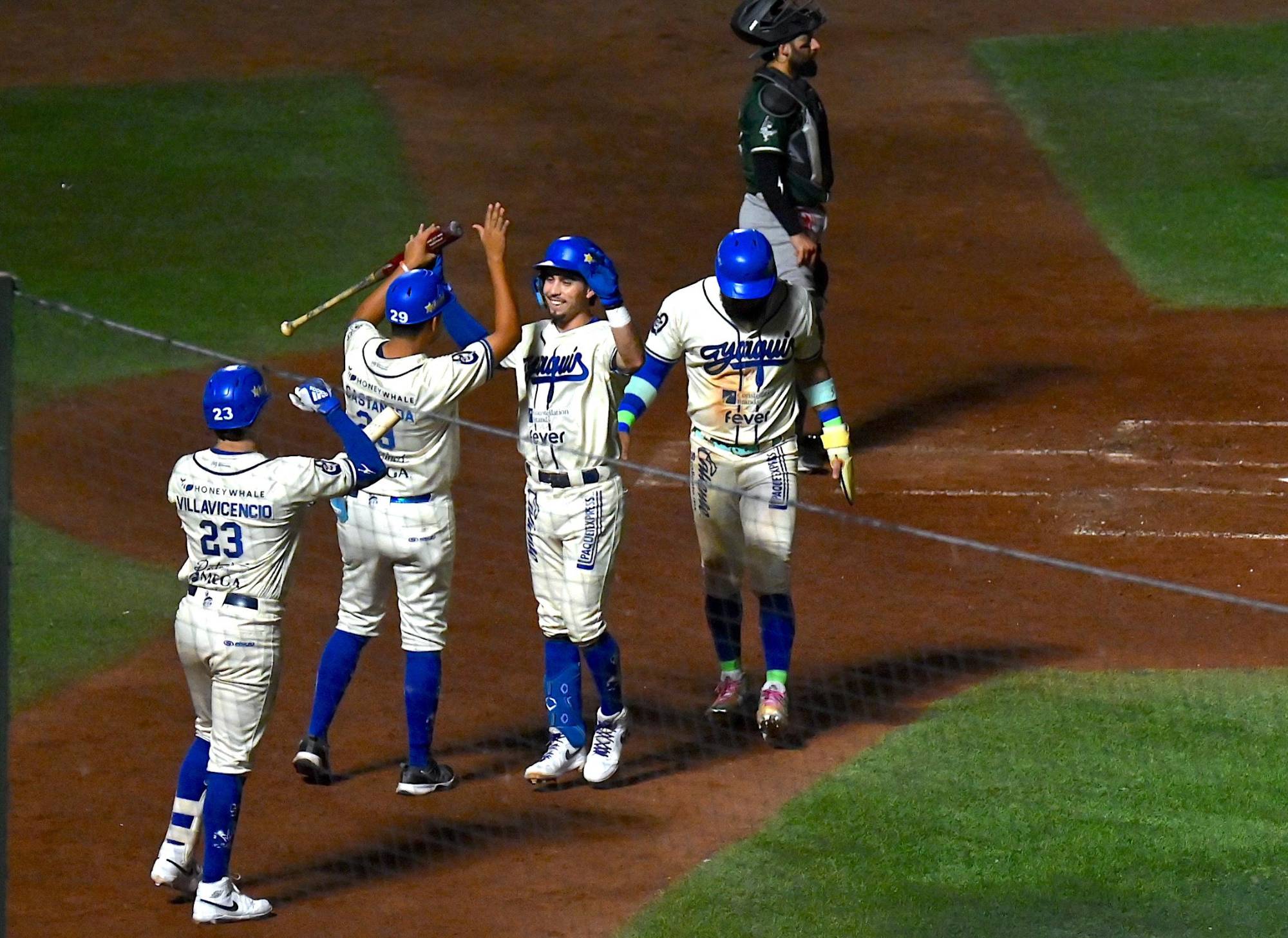 $!Yaquis blanquea 7-0 a Cañeros de Los Mochis en el arranque de la serie en Obregón