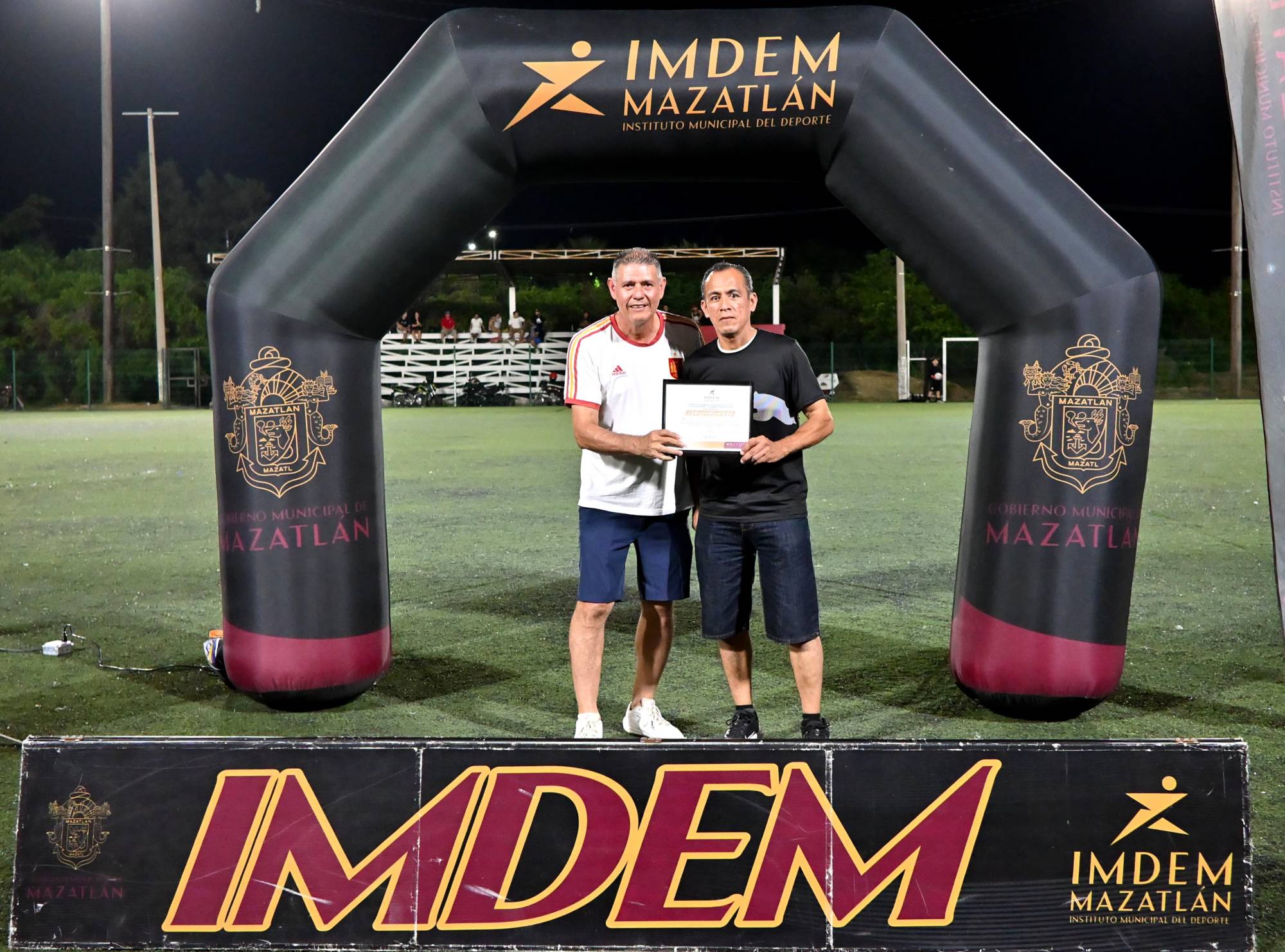 $!¡Bicampeones! Servigrúas vence a Tuna Supply en la final de la Liga Máster Municipal de Futbol