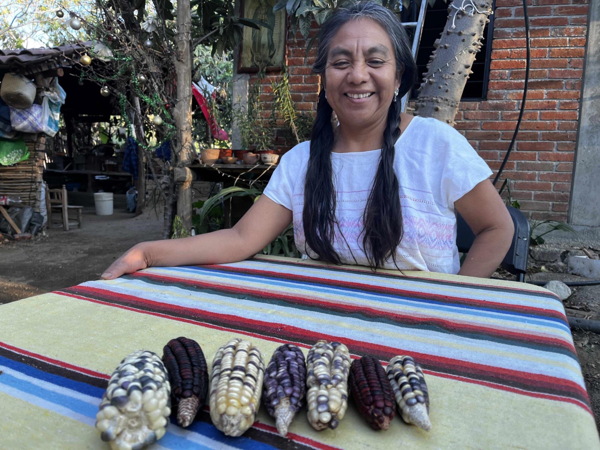 $!Magdalena Avendaño es una campesina que lleva años practicando la agroecología en Oaxaca.