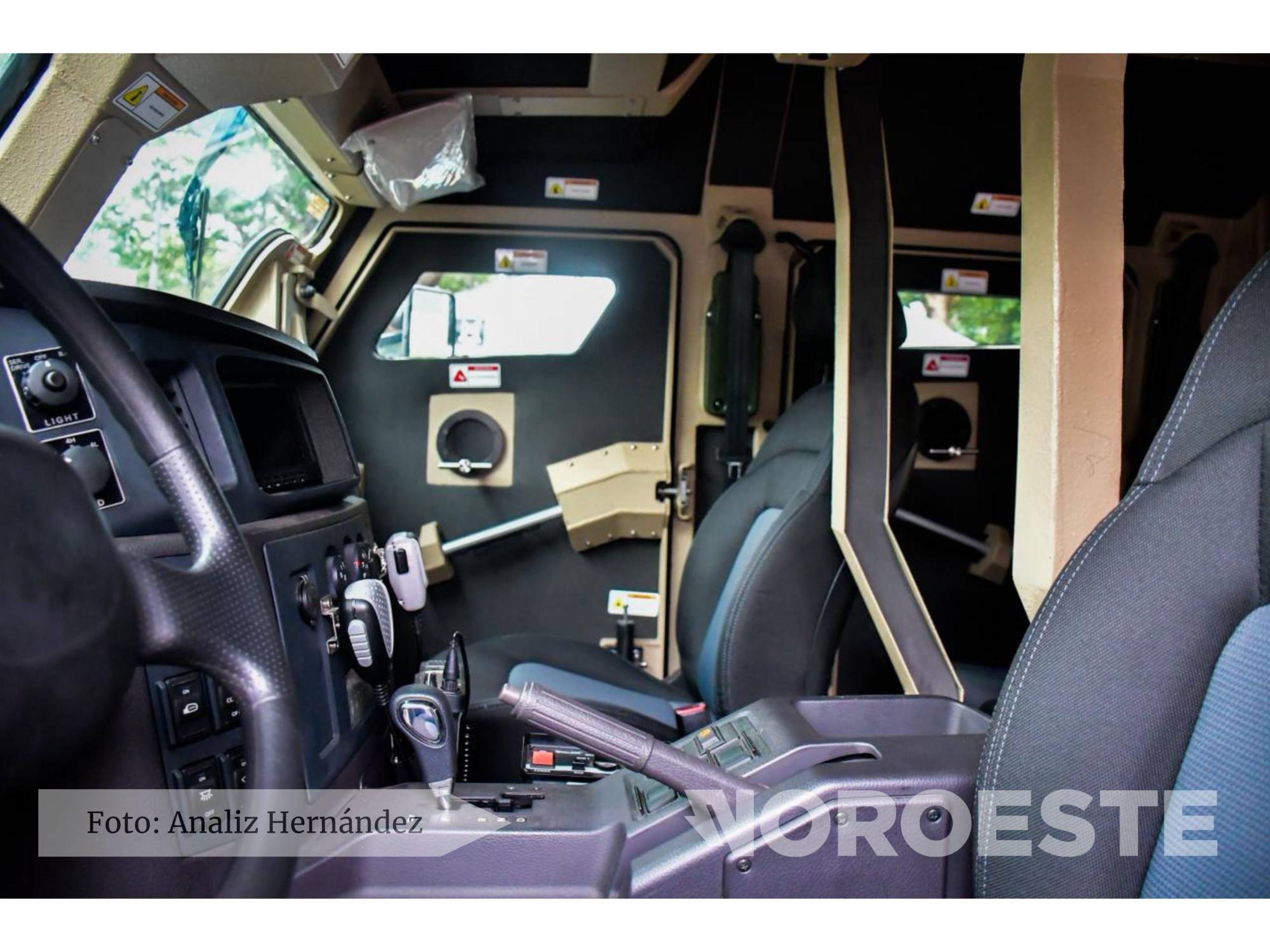 $!Ocelotl, el vehículo militar que recorre Culiacán